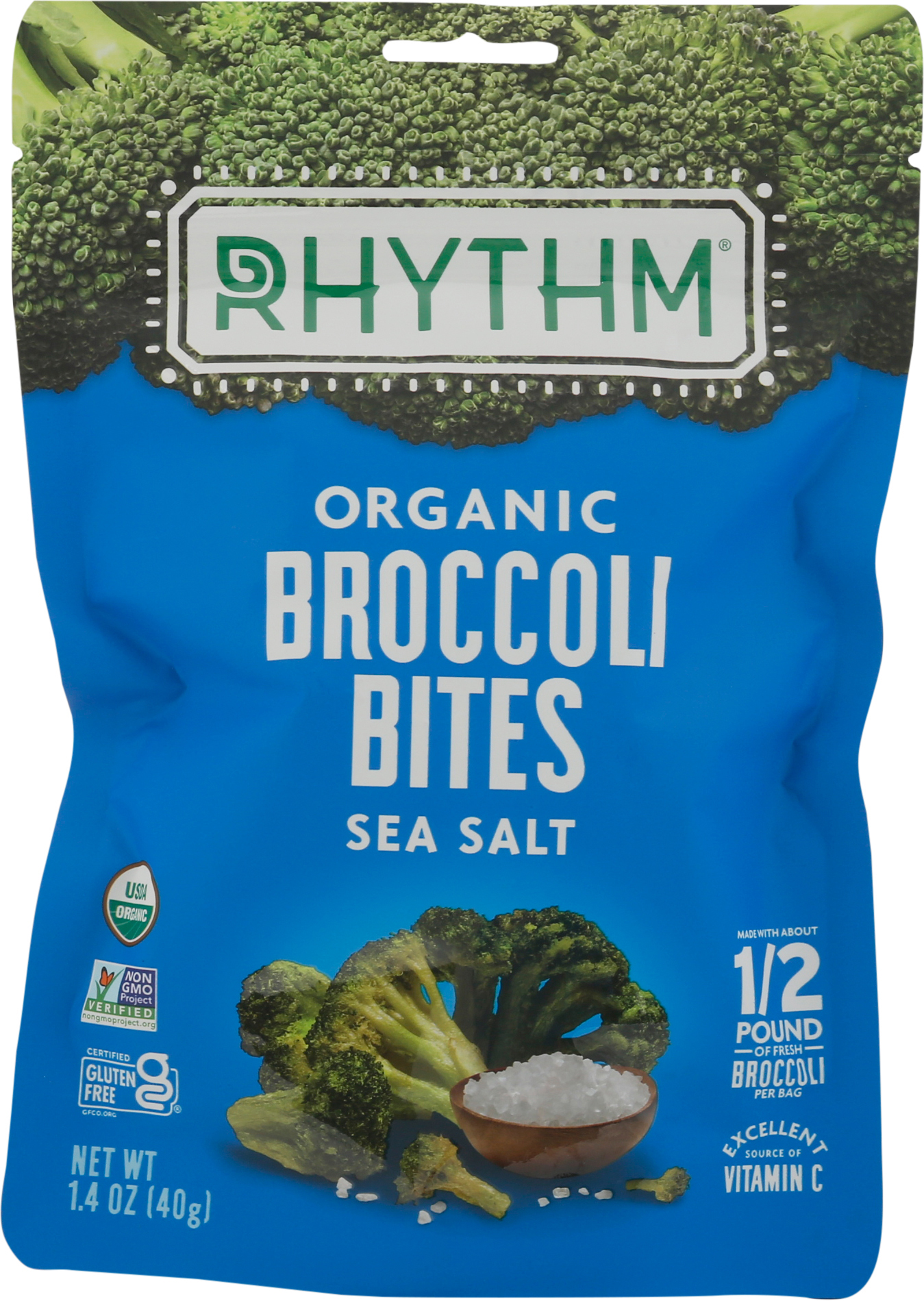 Broccoli Bites, Organic, Sea Salt