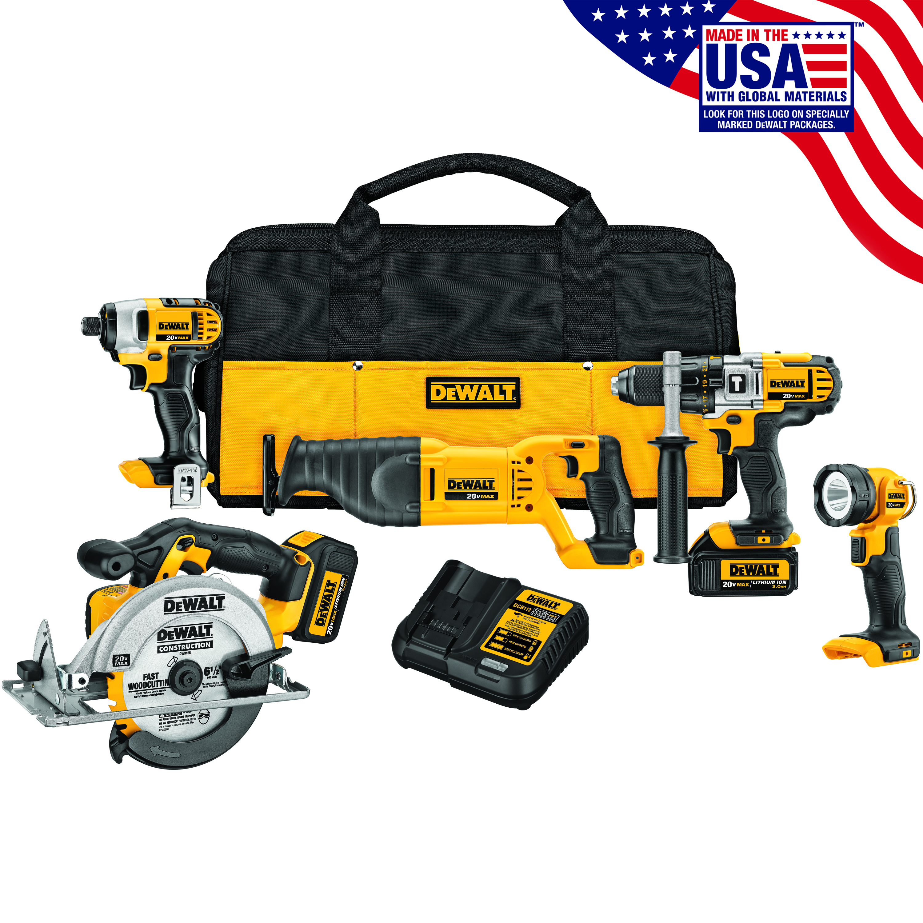 Cordless Drill Combo Kit, Lithium-Ion Brushless 4-Pc Combo Kit, 20V  Cordless Drill 2/5