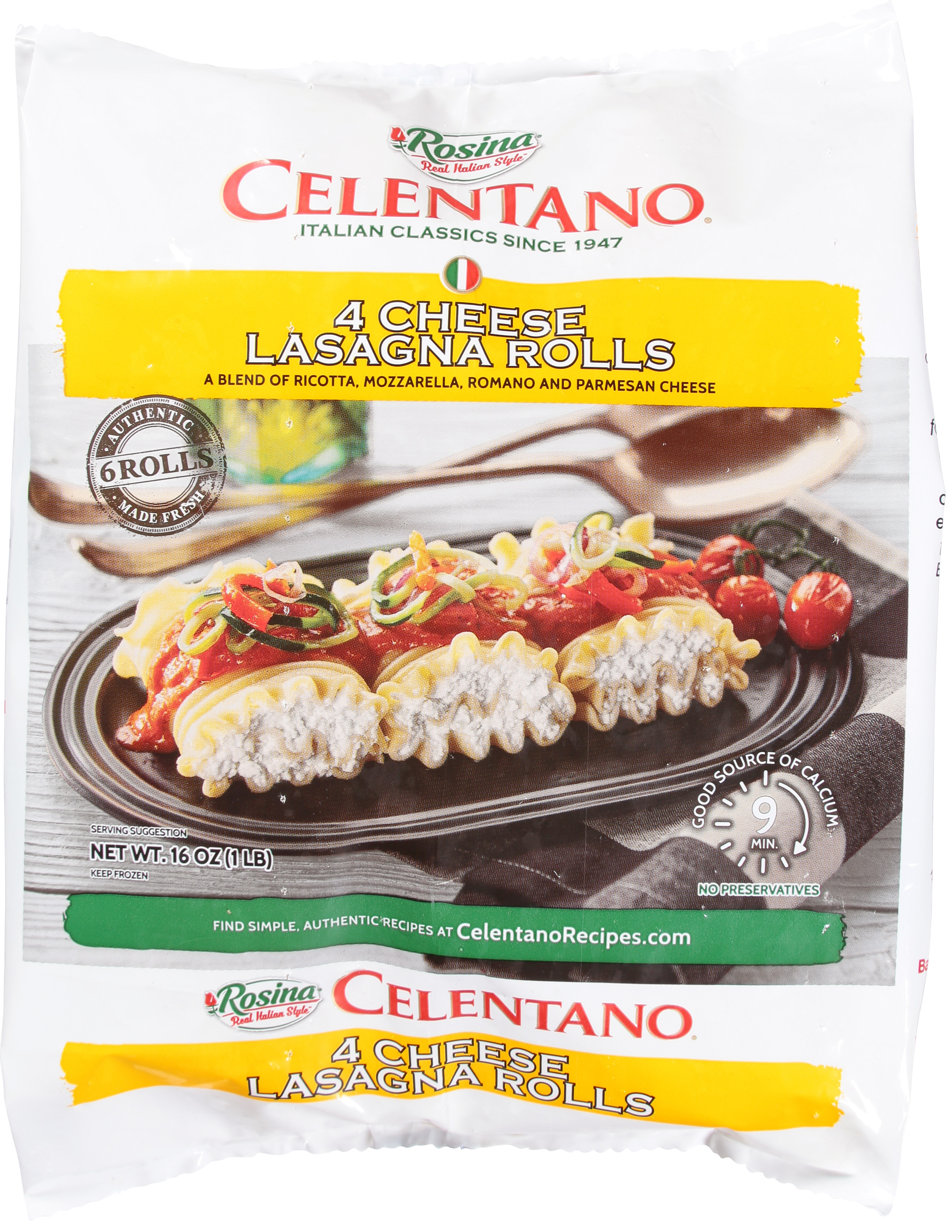 Lasagna Rolls, 4 Cheese