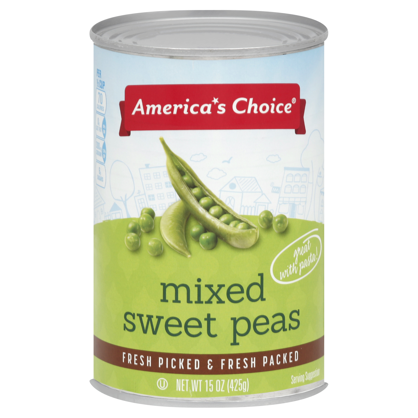 America's Choice Sweet Peas 15 Oz image