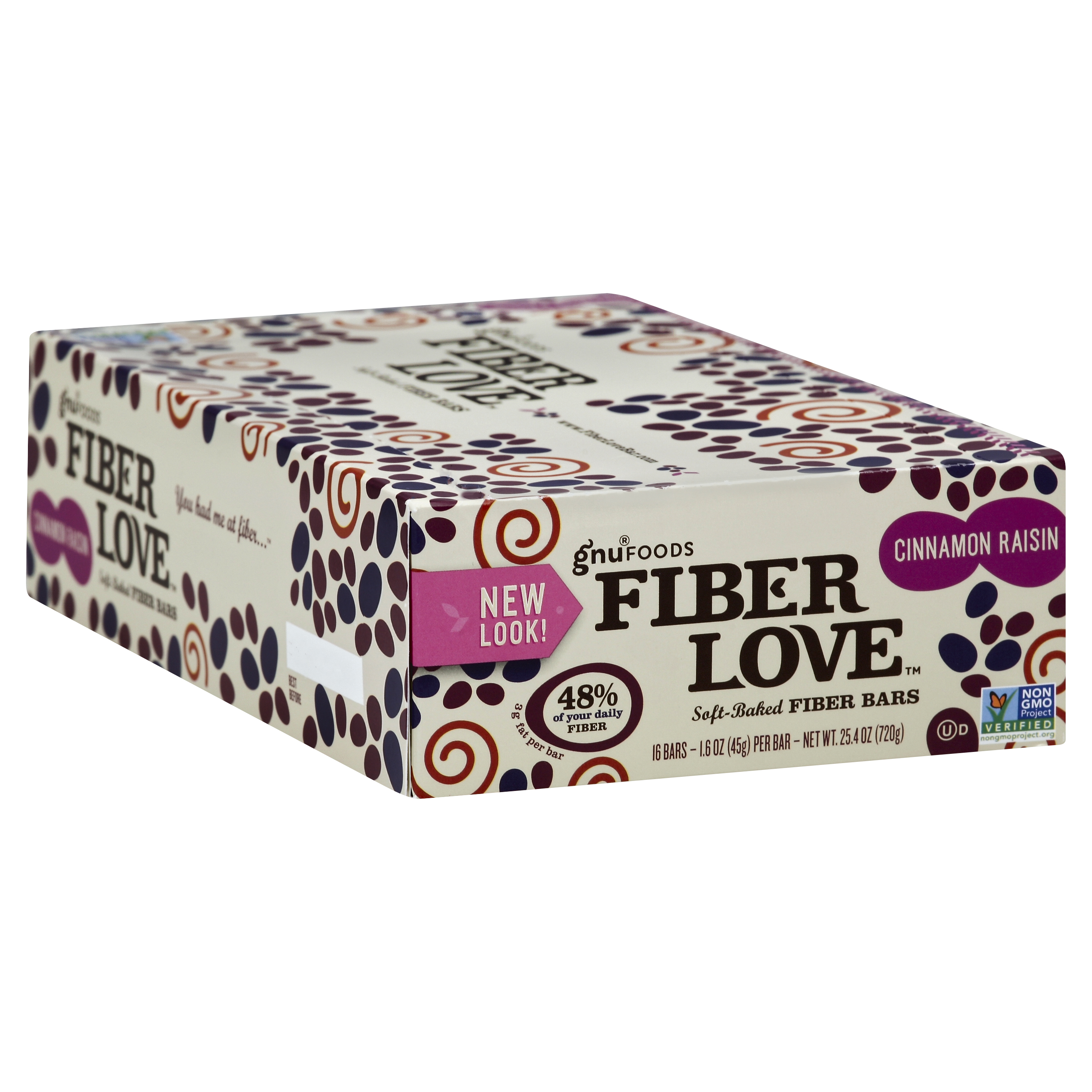 Gnu Foods Fiber Bars 16 Ea