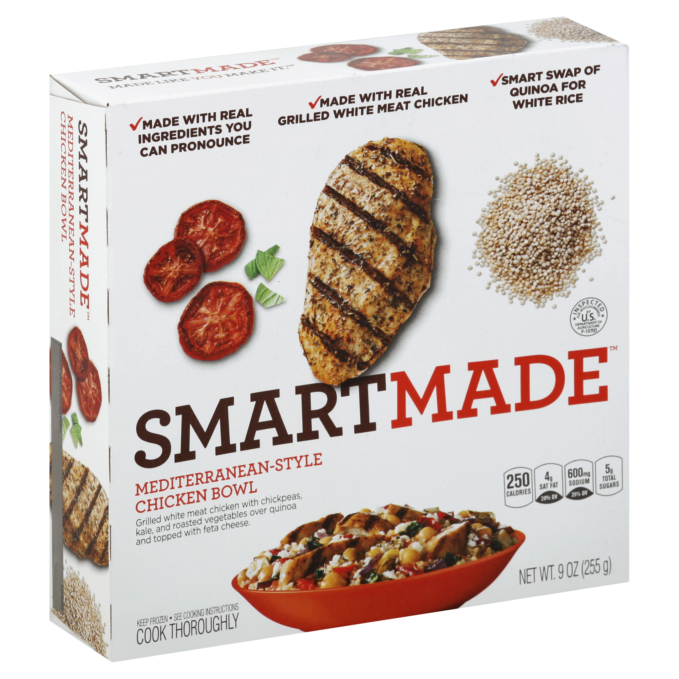 Smart Made Mediterranean-style Chicken Bowl 9 Oz