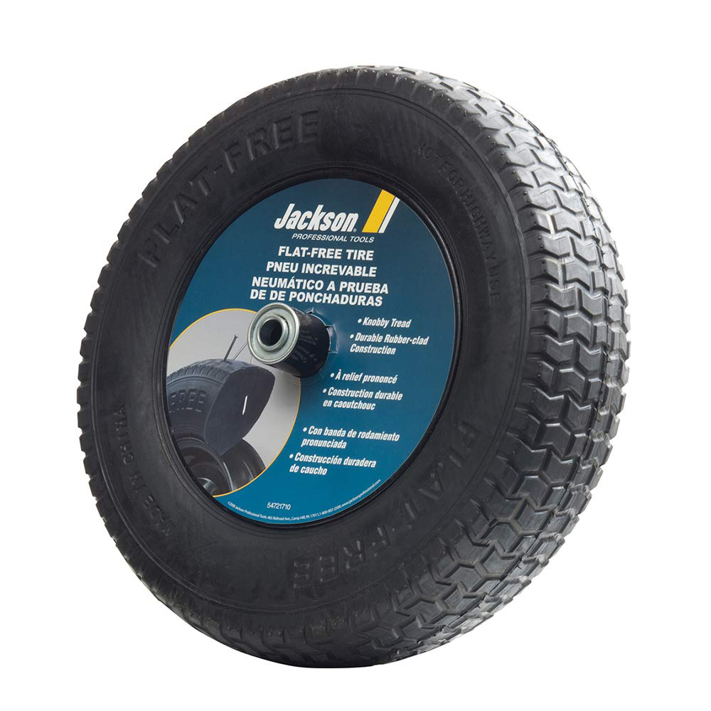 Wheelbarrow tire clearance repair