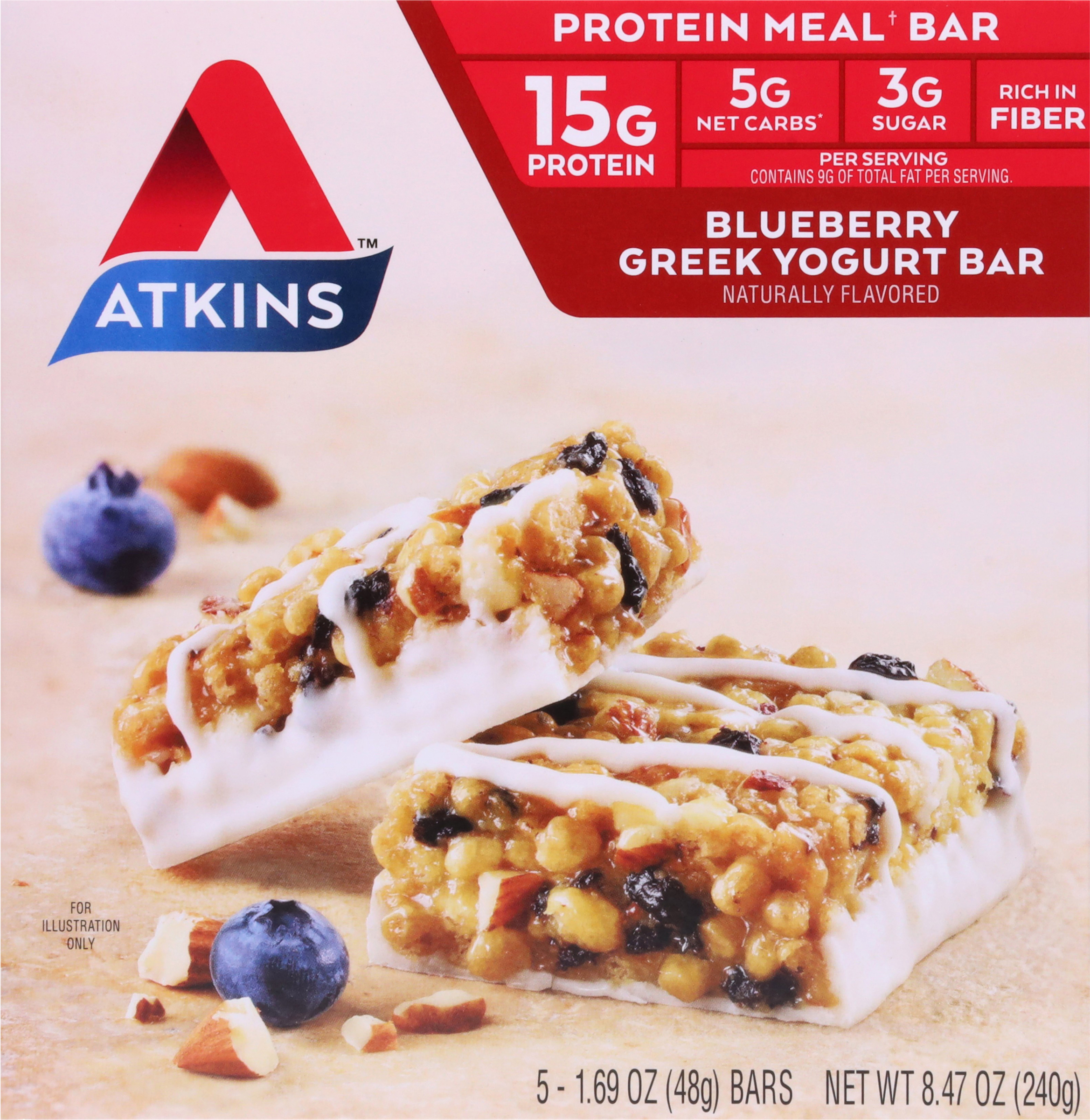 Protein Meal Bars, Blueberry Greek Yogurt