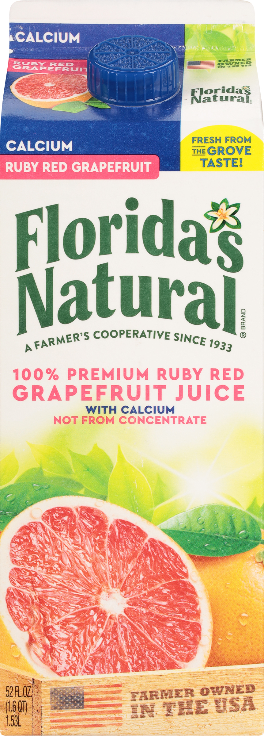 Juice, Ruby Red Grapefruit, 100% Premium