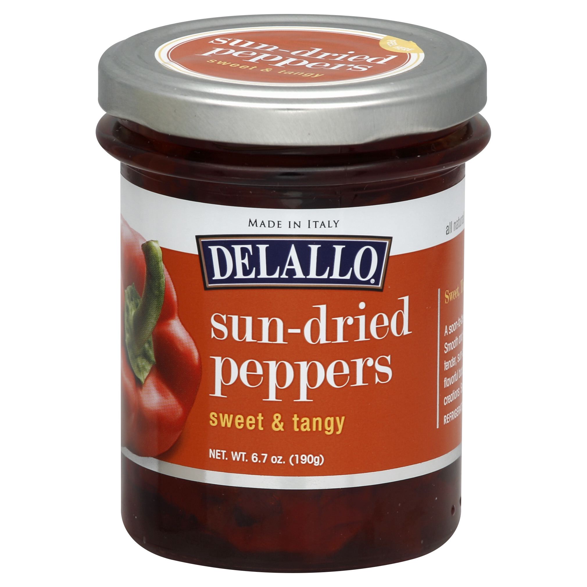 Delallo Peppers 6.7 Oz