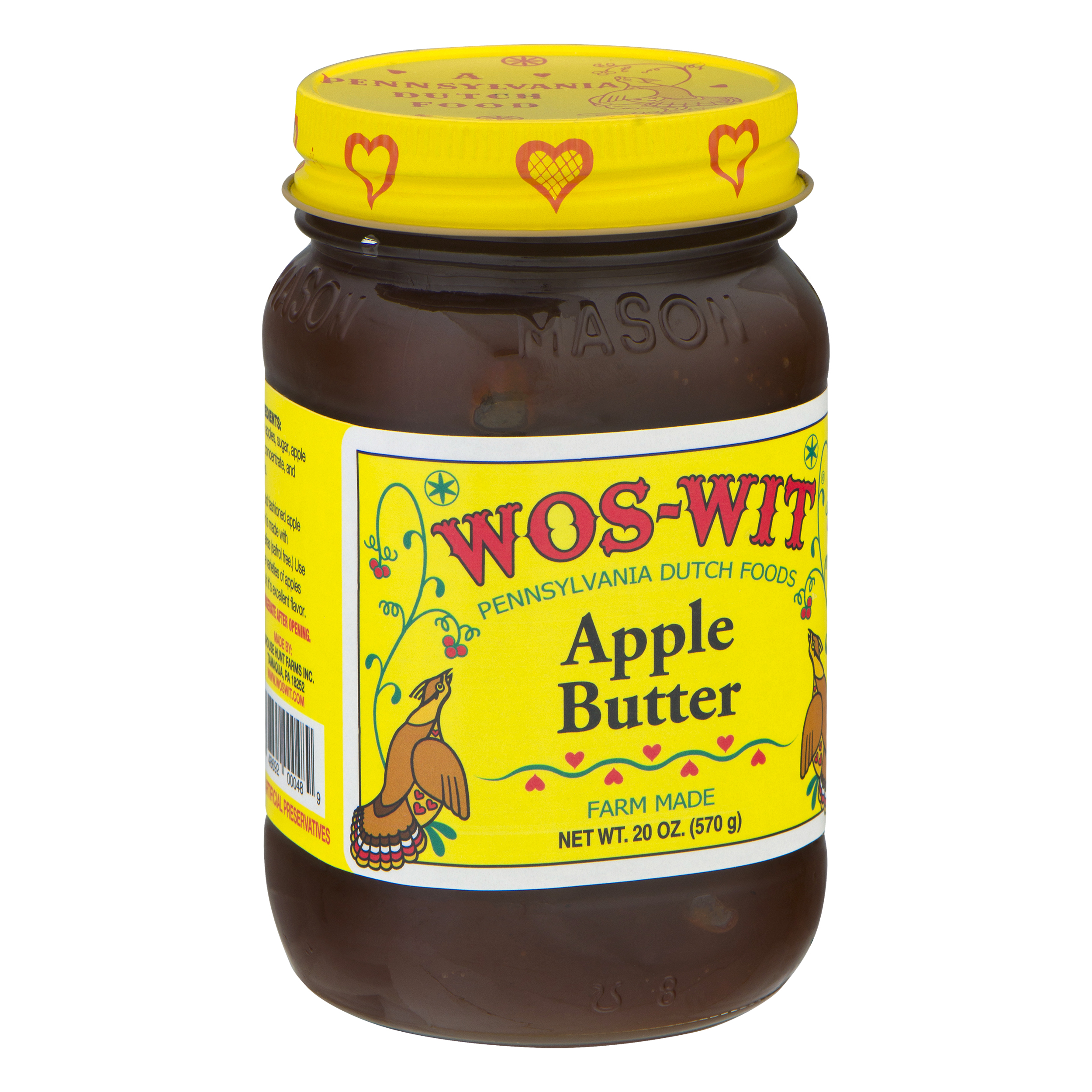Wos Wit Apple Butter 20 Oz
