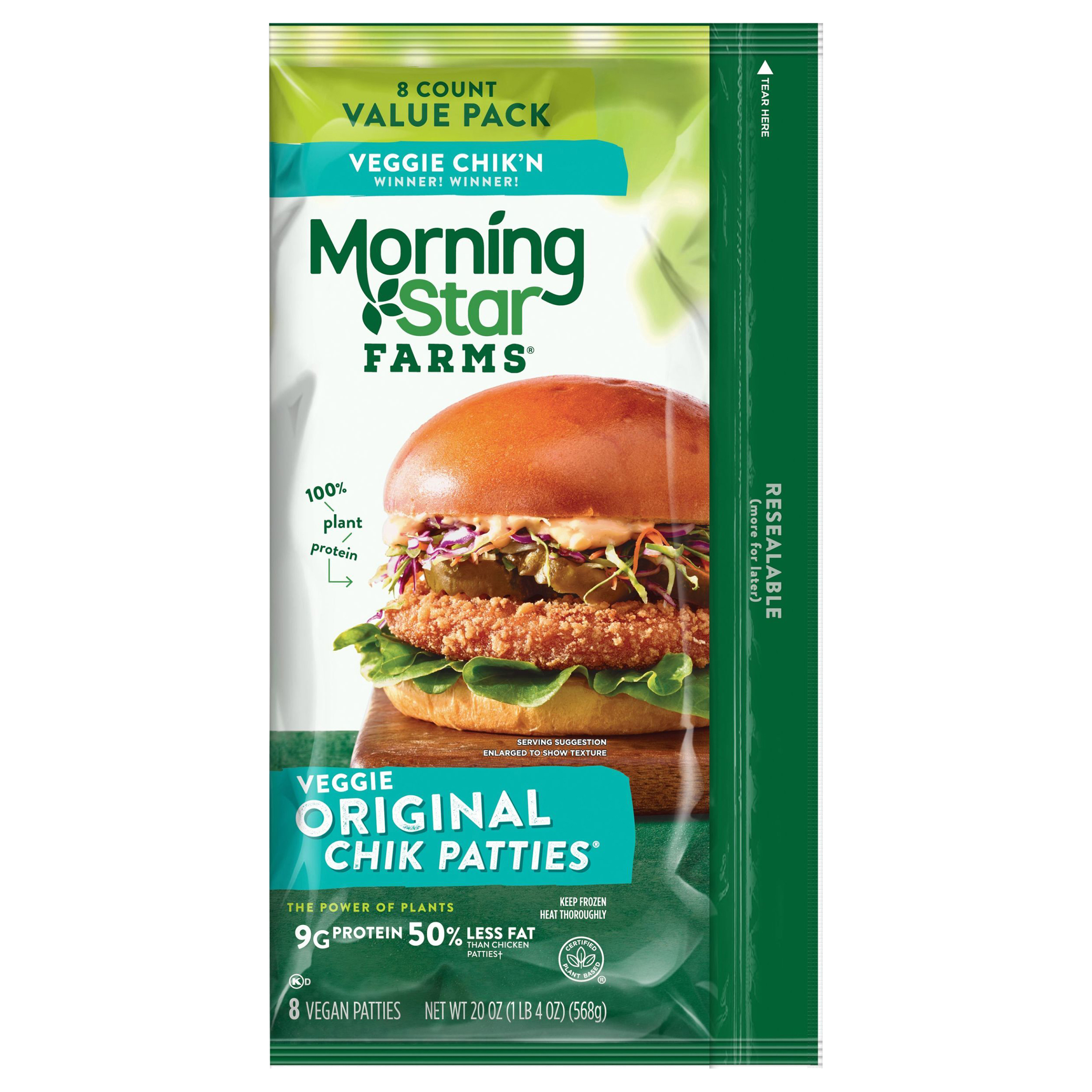 Patties, Orignal, Veggie Chik'n, Value Pack