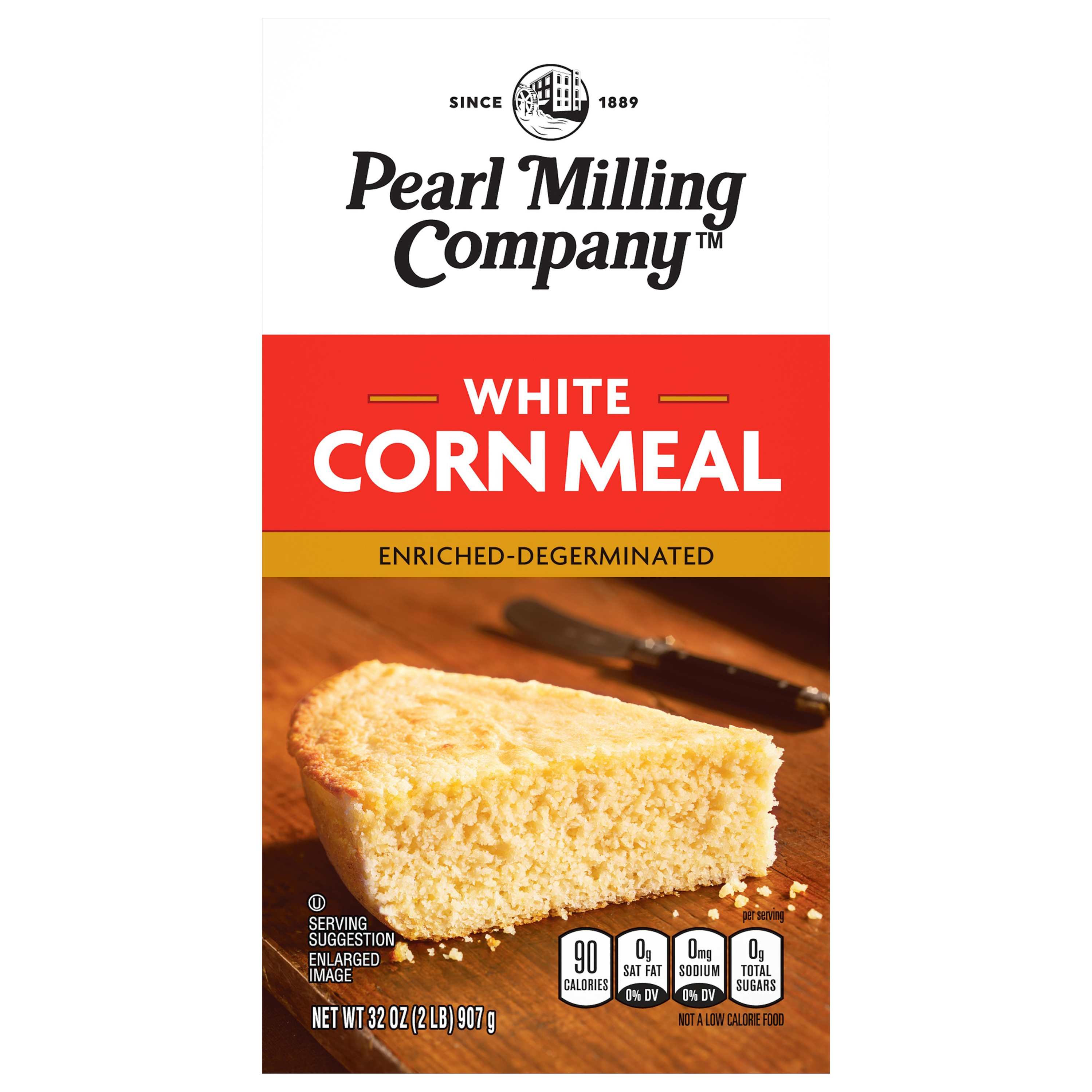 Pearl Milling Company White Corn Meal 2 Lb