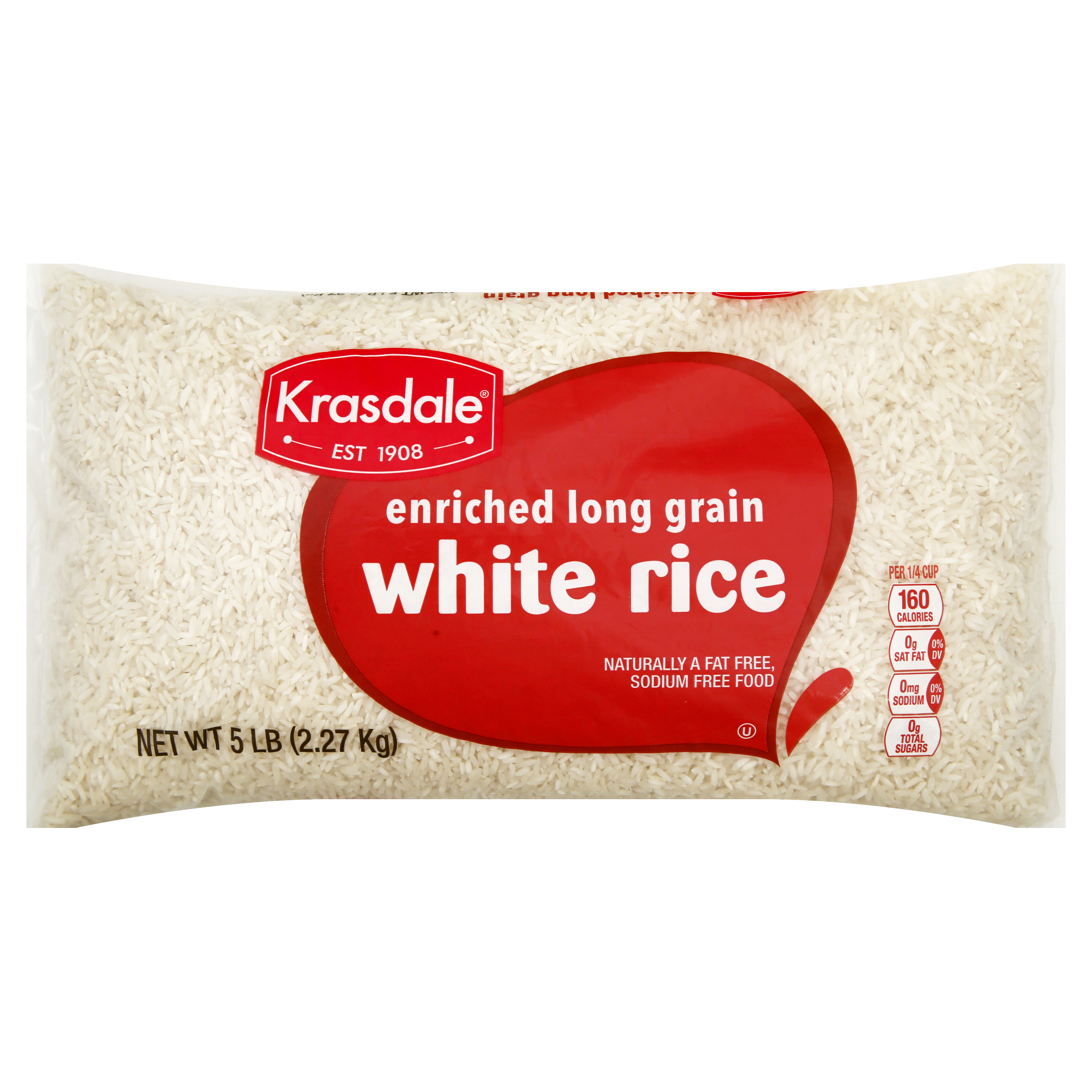 Krasdale Enriched Long Grain White Rice 5 Lb