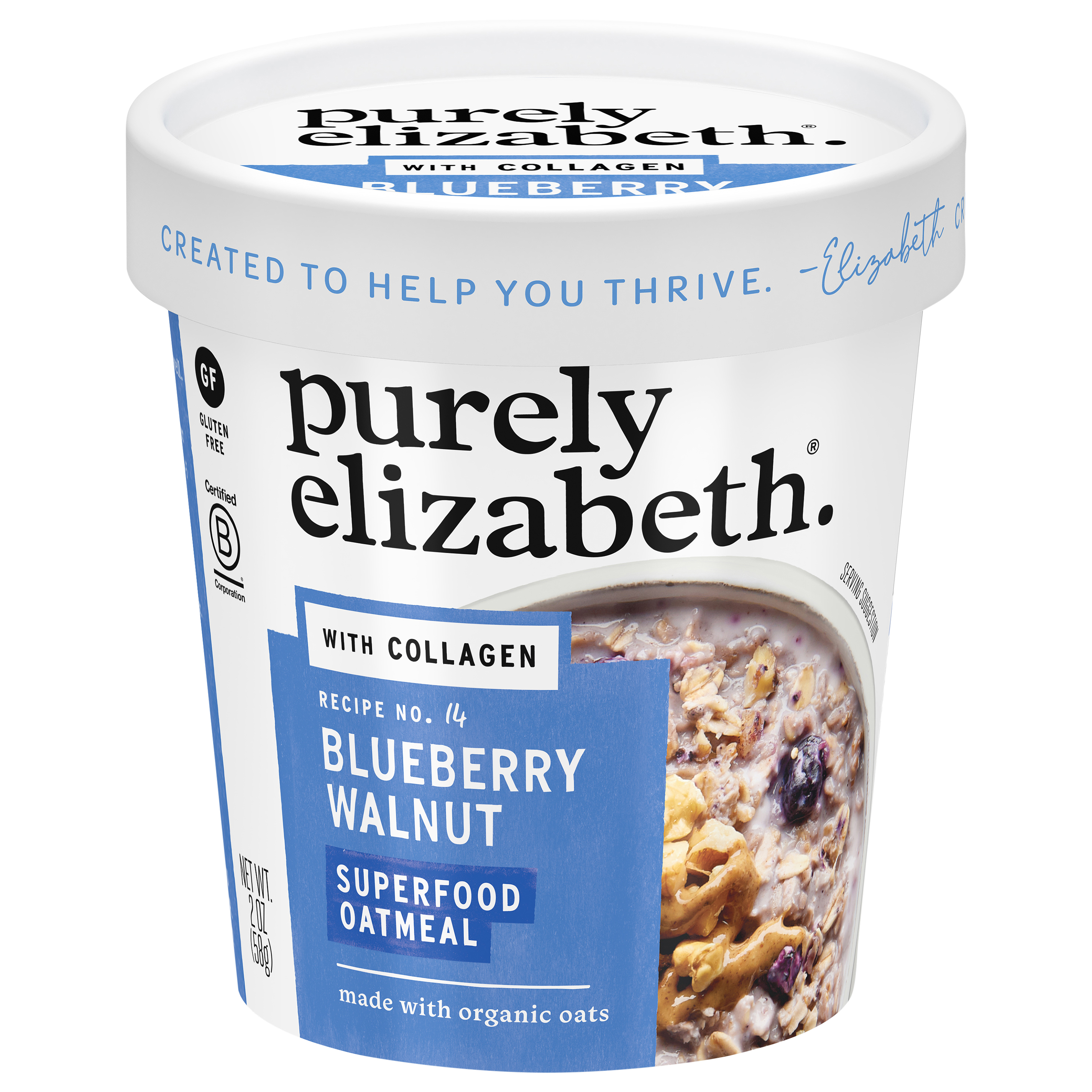 Superfood Oatmeal, Blueberry Walnut