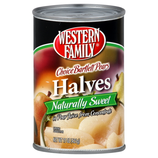 Western Family Pears 15 Oz