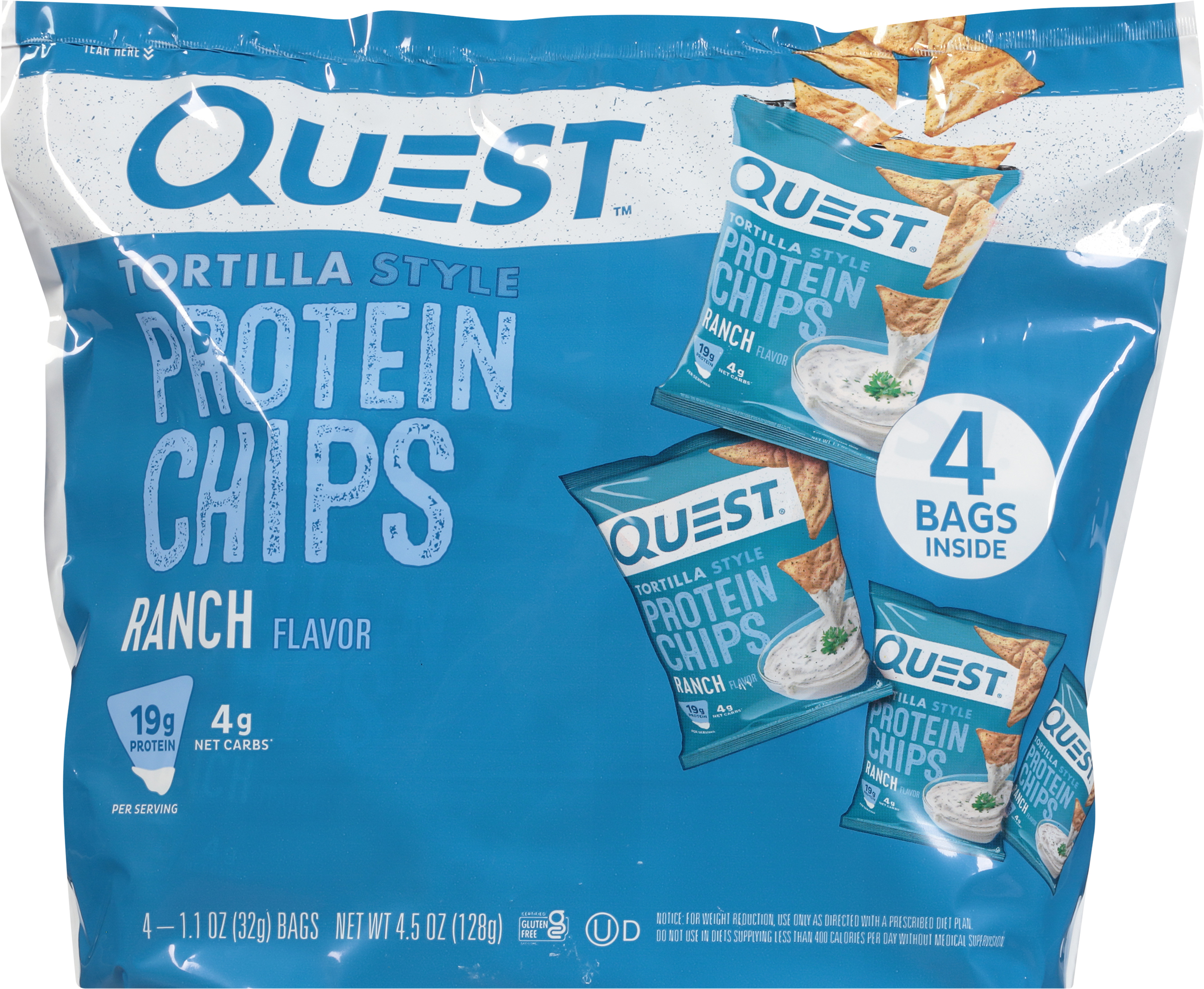 Protein Chips, Ranch Flavor, Tortilla Style