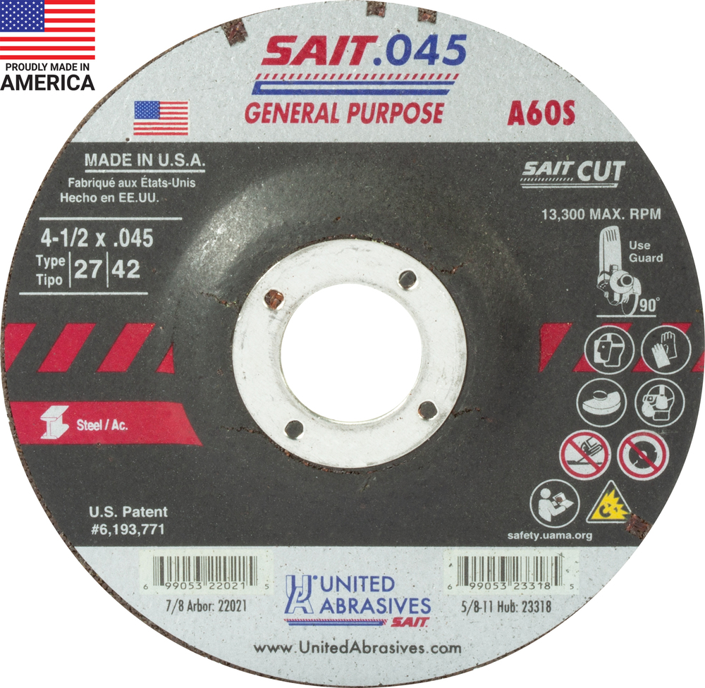 500pcs 4-1/2" x .040" x 7/8" Abrasive Cut-off Wheel Cutting Blade Disc Wholesale 