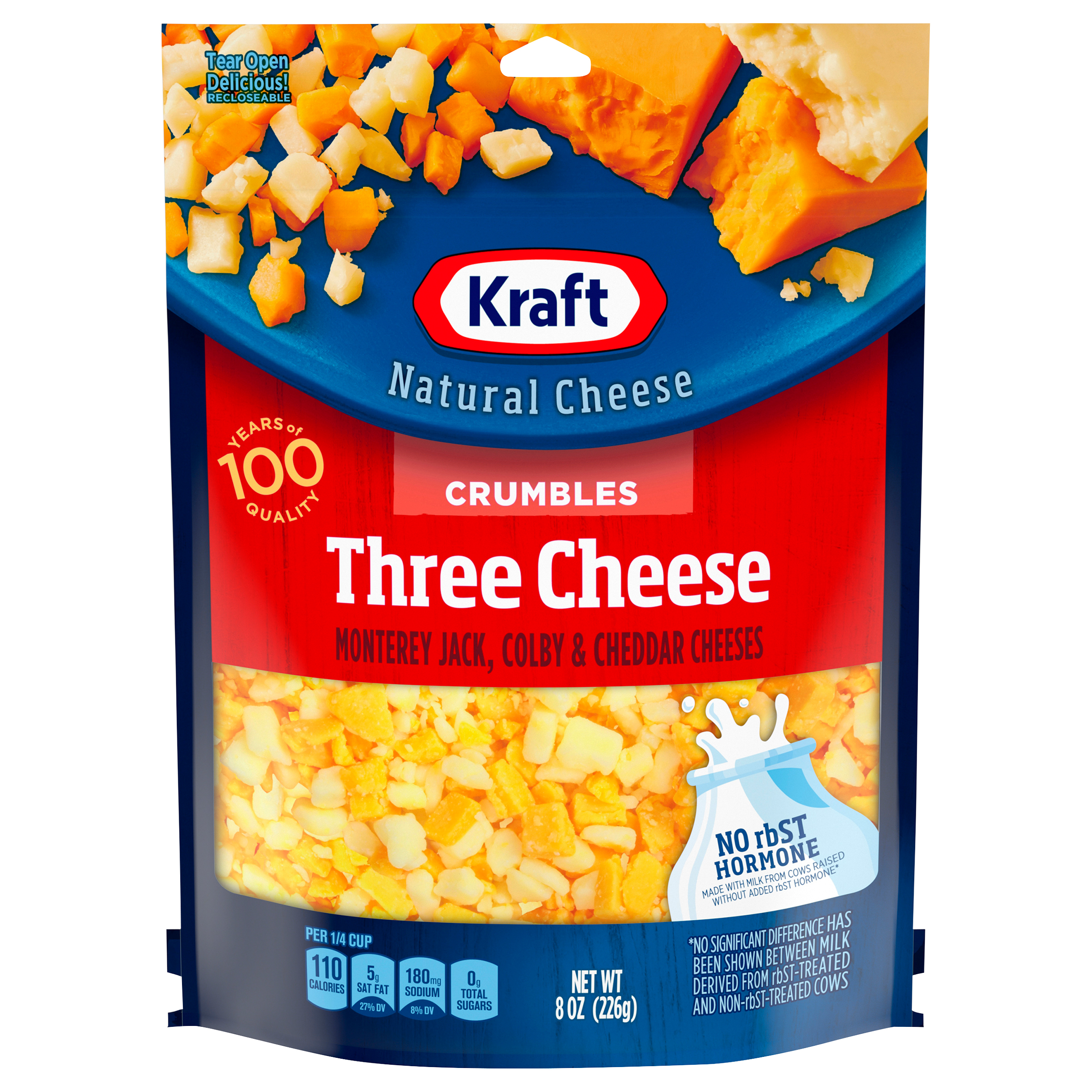 Cheese Crumbles, Three Cheese