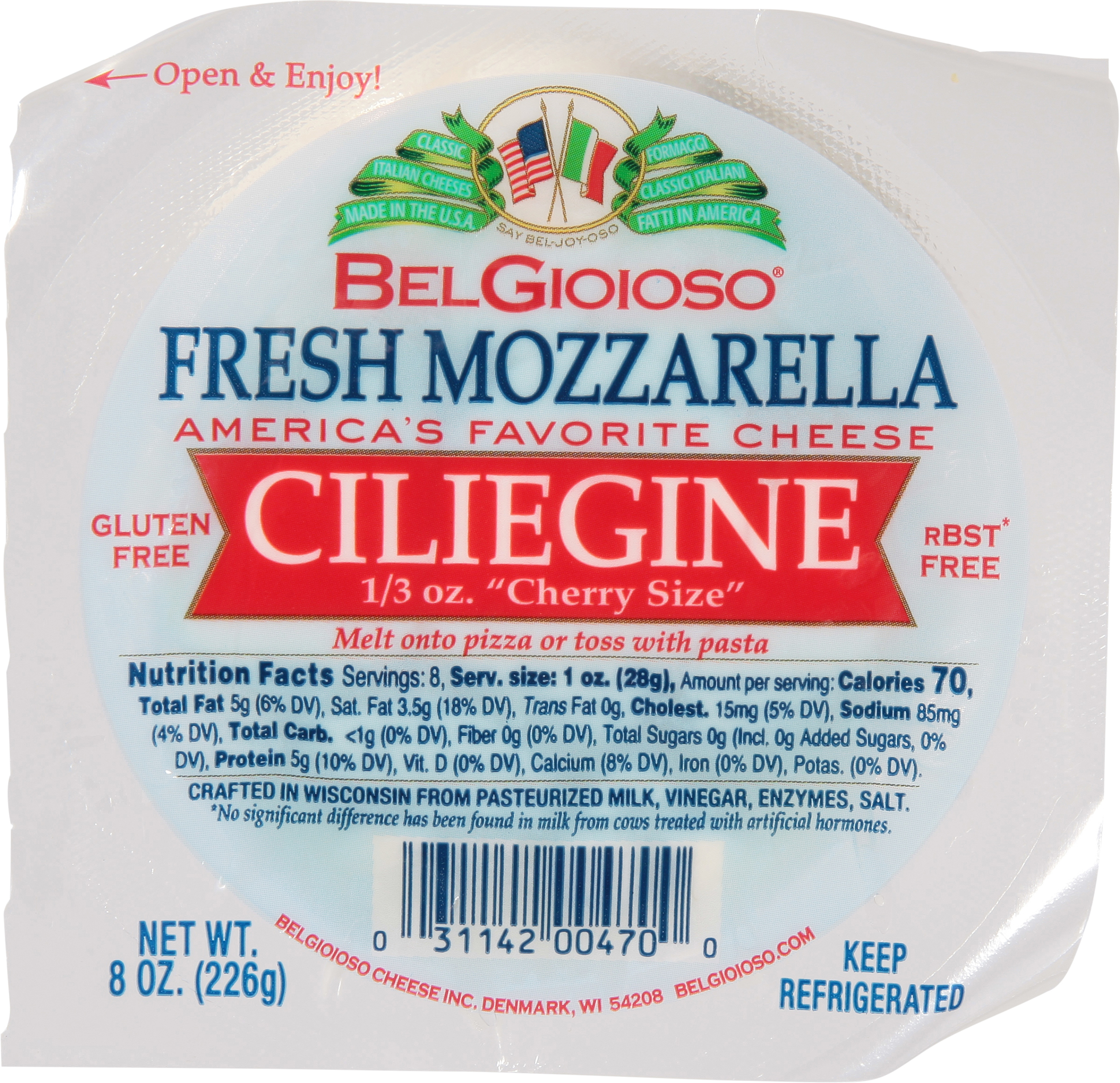 Cheese, Fresh, Mozzarella, Ciliegine