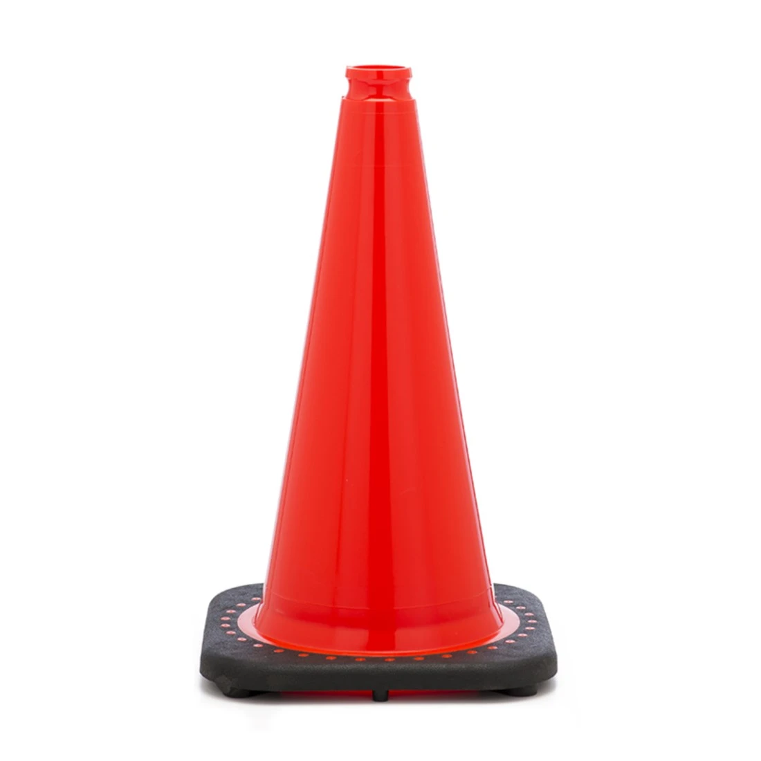 JBC 18 in. 3 lb. Orange Plain Traffic Cone