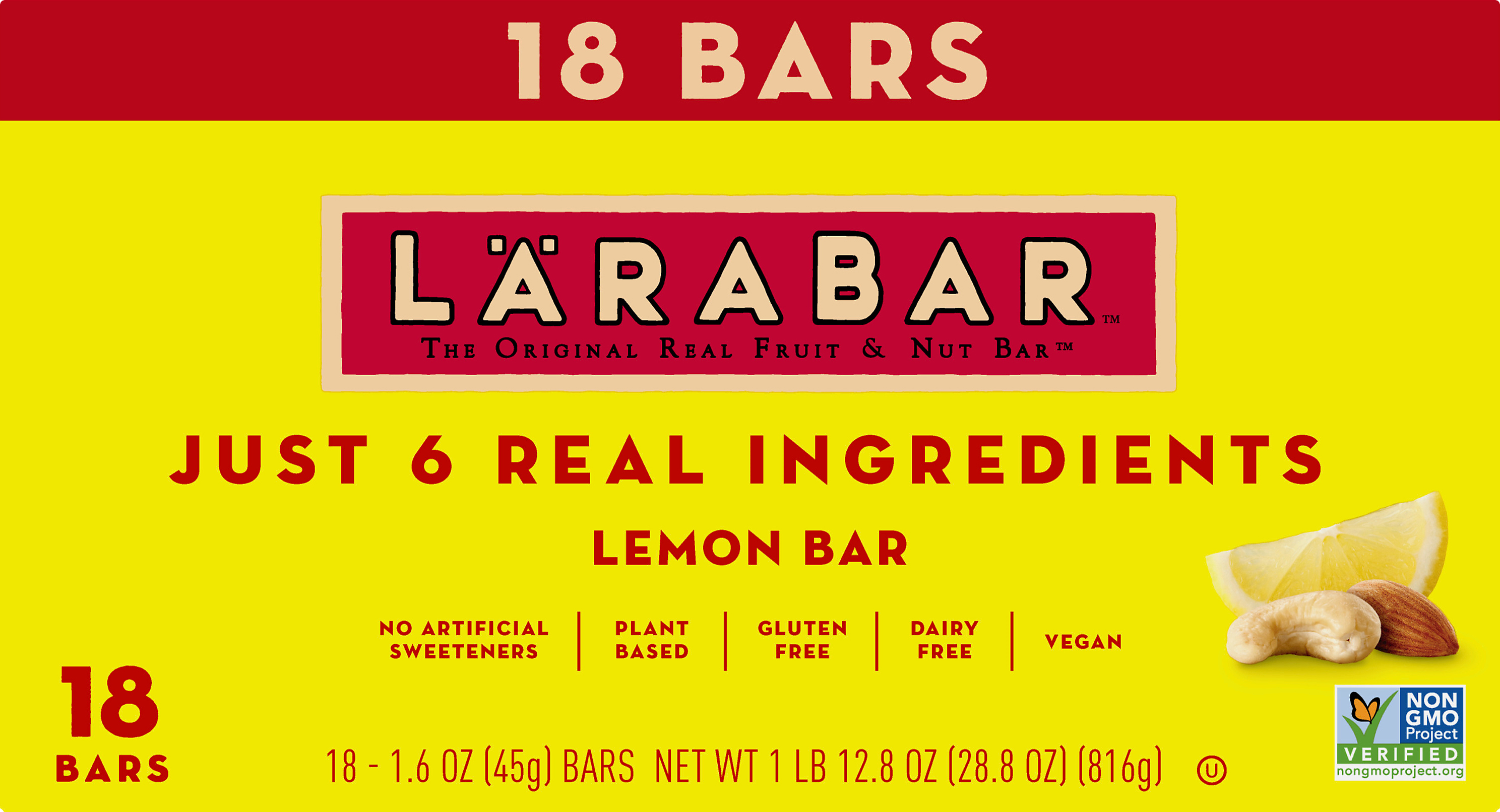 Fruit & Nut Bar, Lemon
