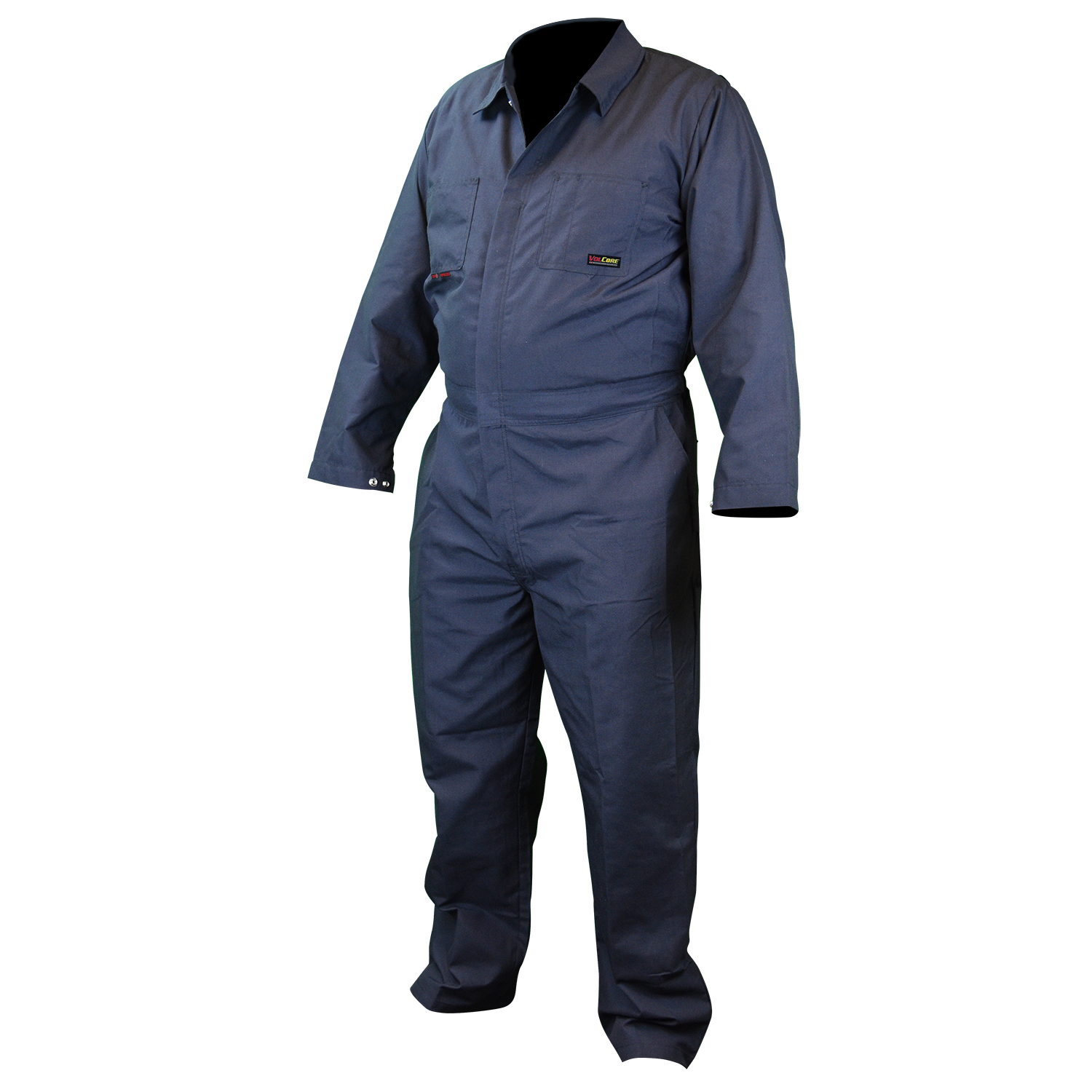 PRODUCTS: Flame-Resistant Cotton Coverall, Navy with FR Reflective Tape