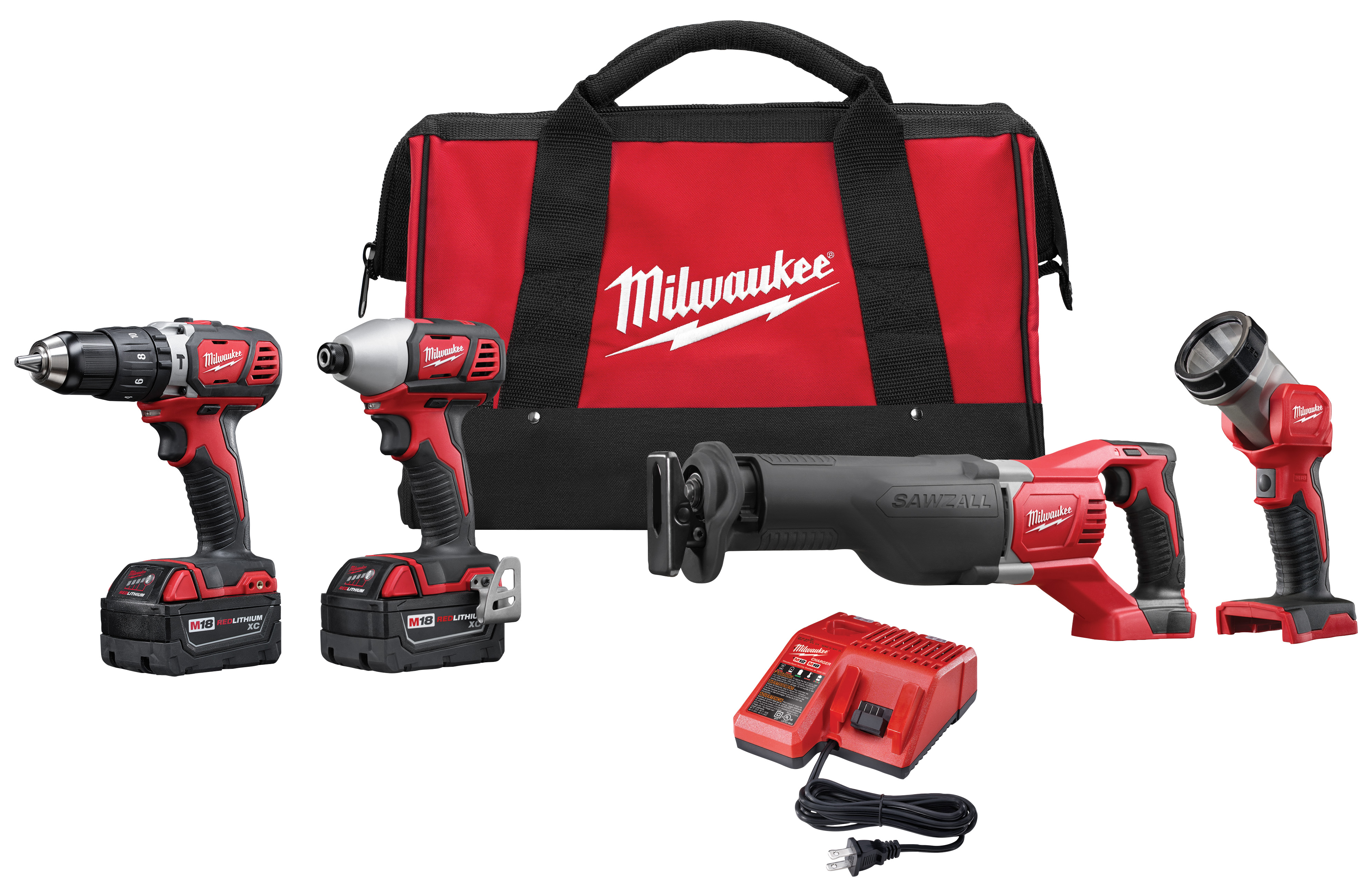 Milwaukee 4 piece combo kit sale