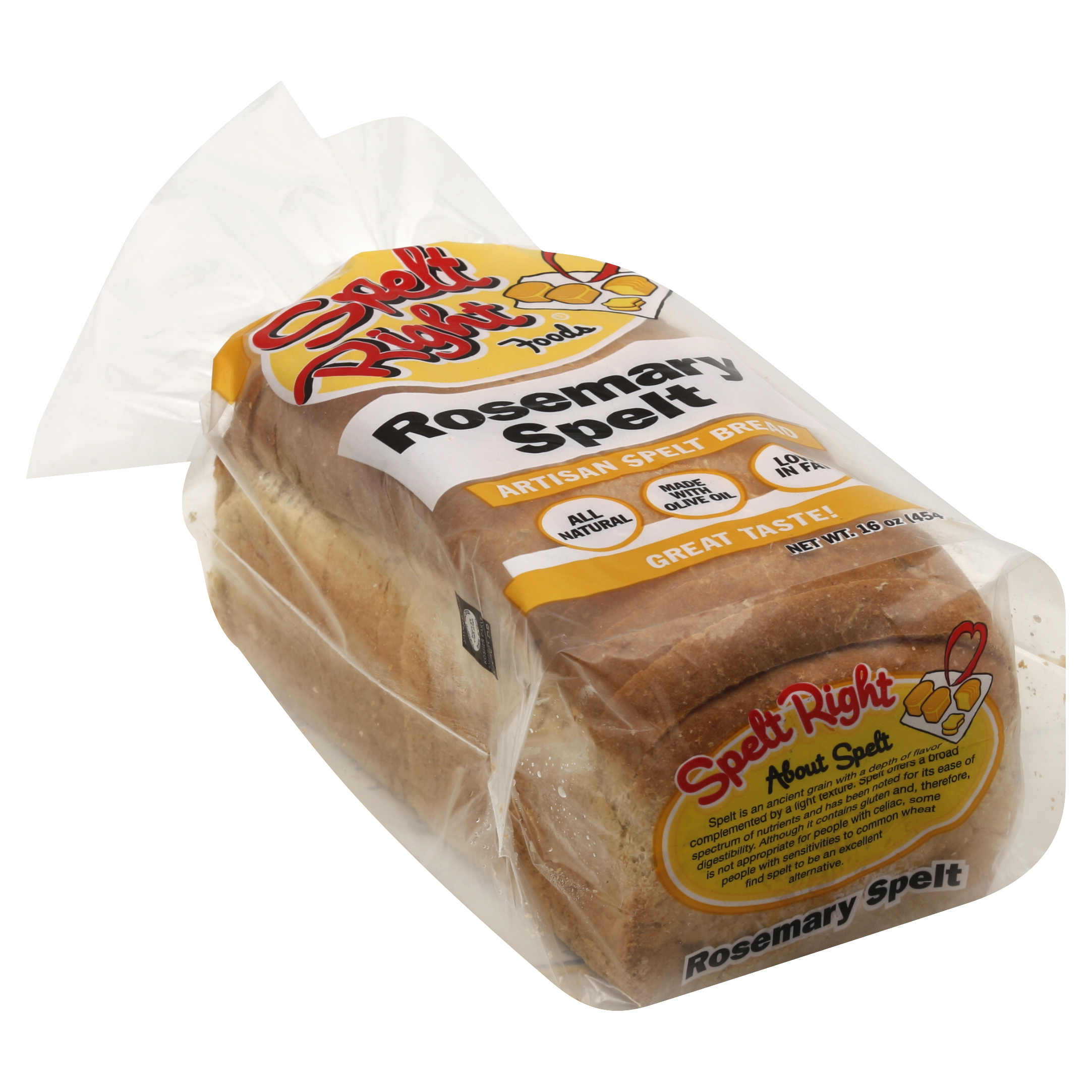 Spelt Right Bread 16 Oz