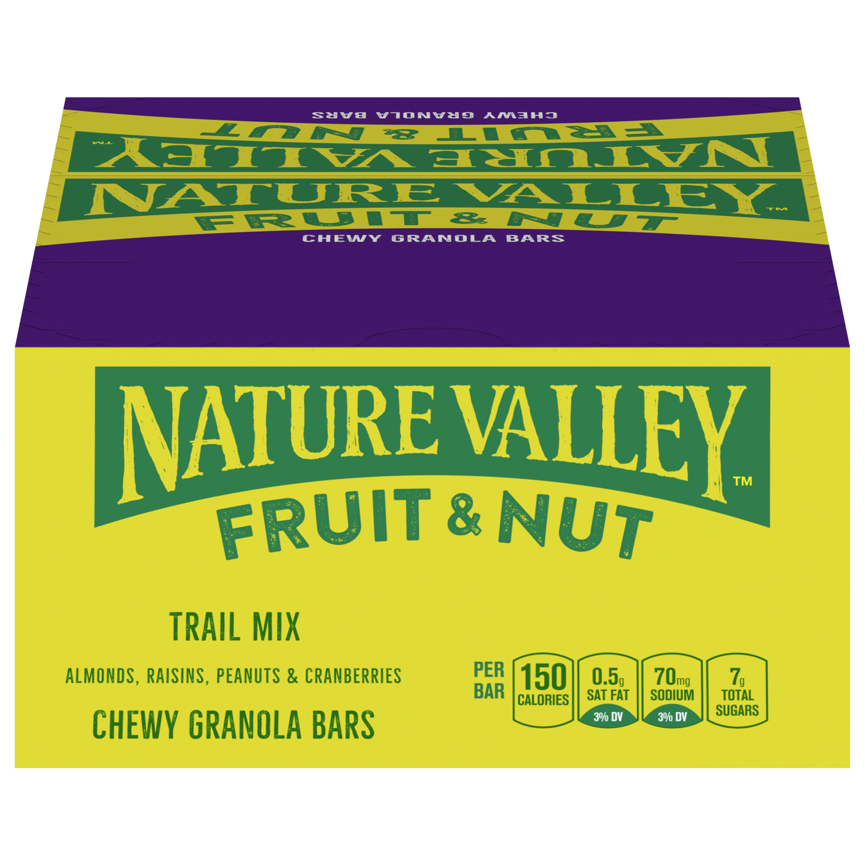 Granola Bars, Fruit & Nut, Chewy, Trail Mix
