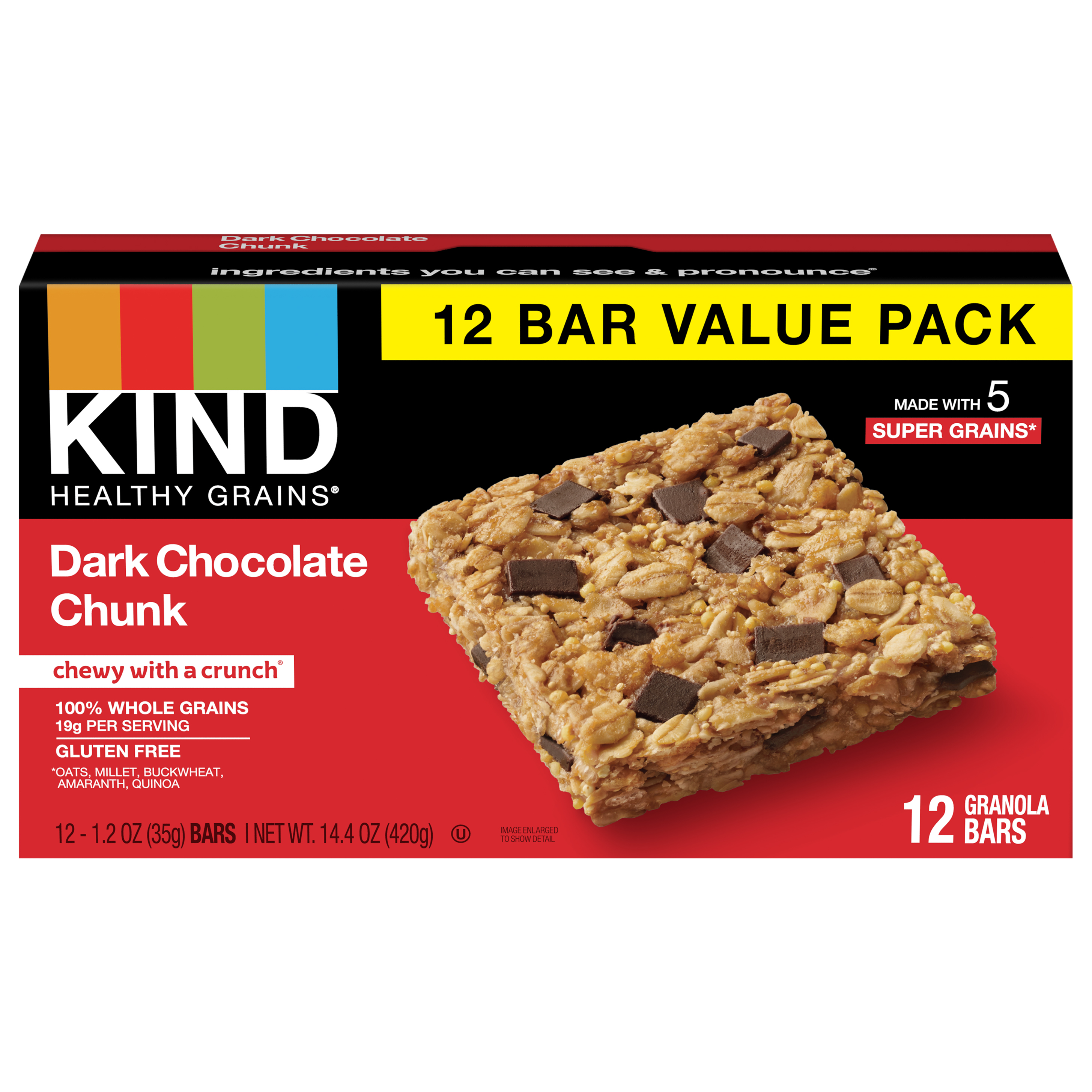 Granola Bars, Dark Chocolate Chunk, Value Pack