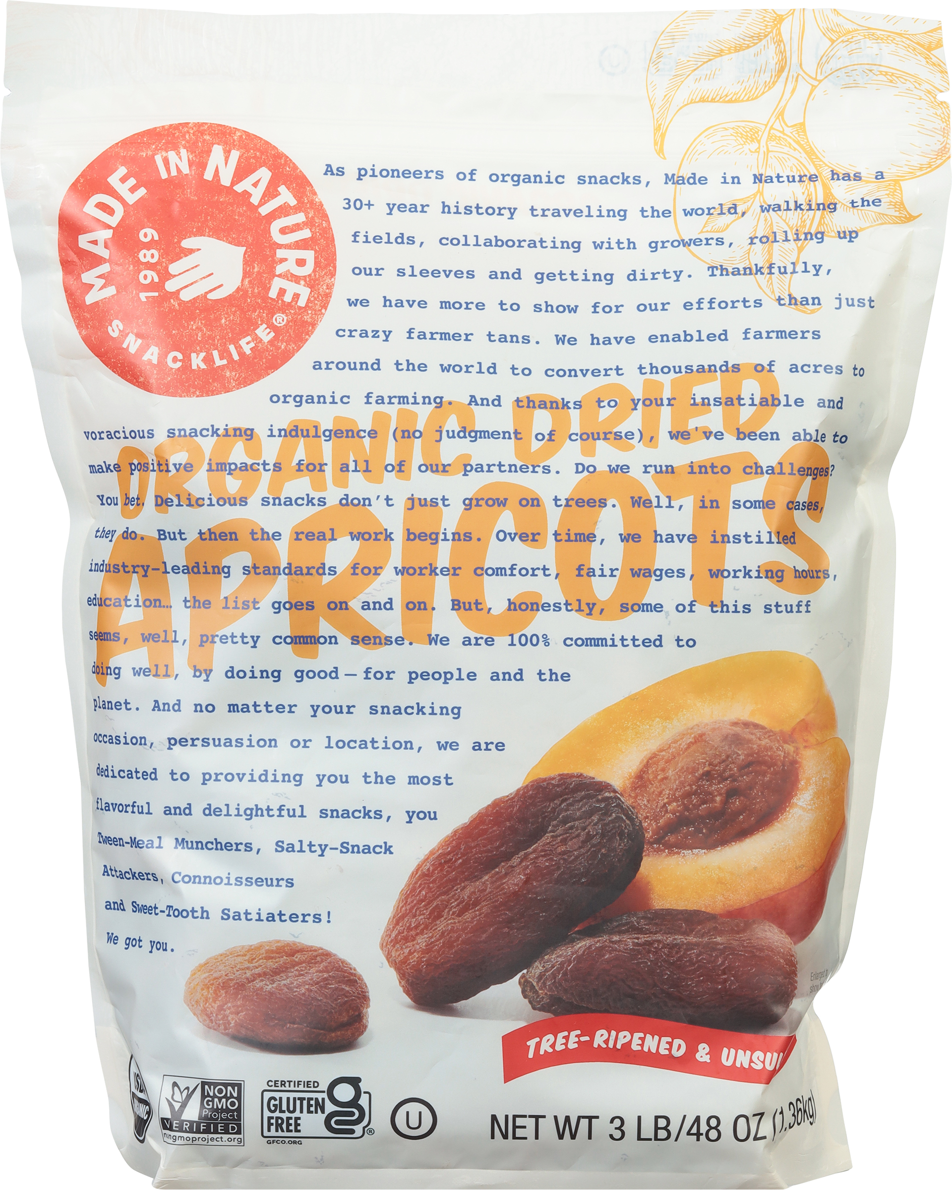 Apricots, Organic, Dried