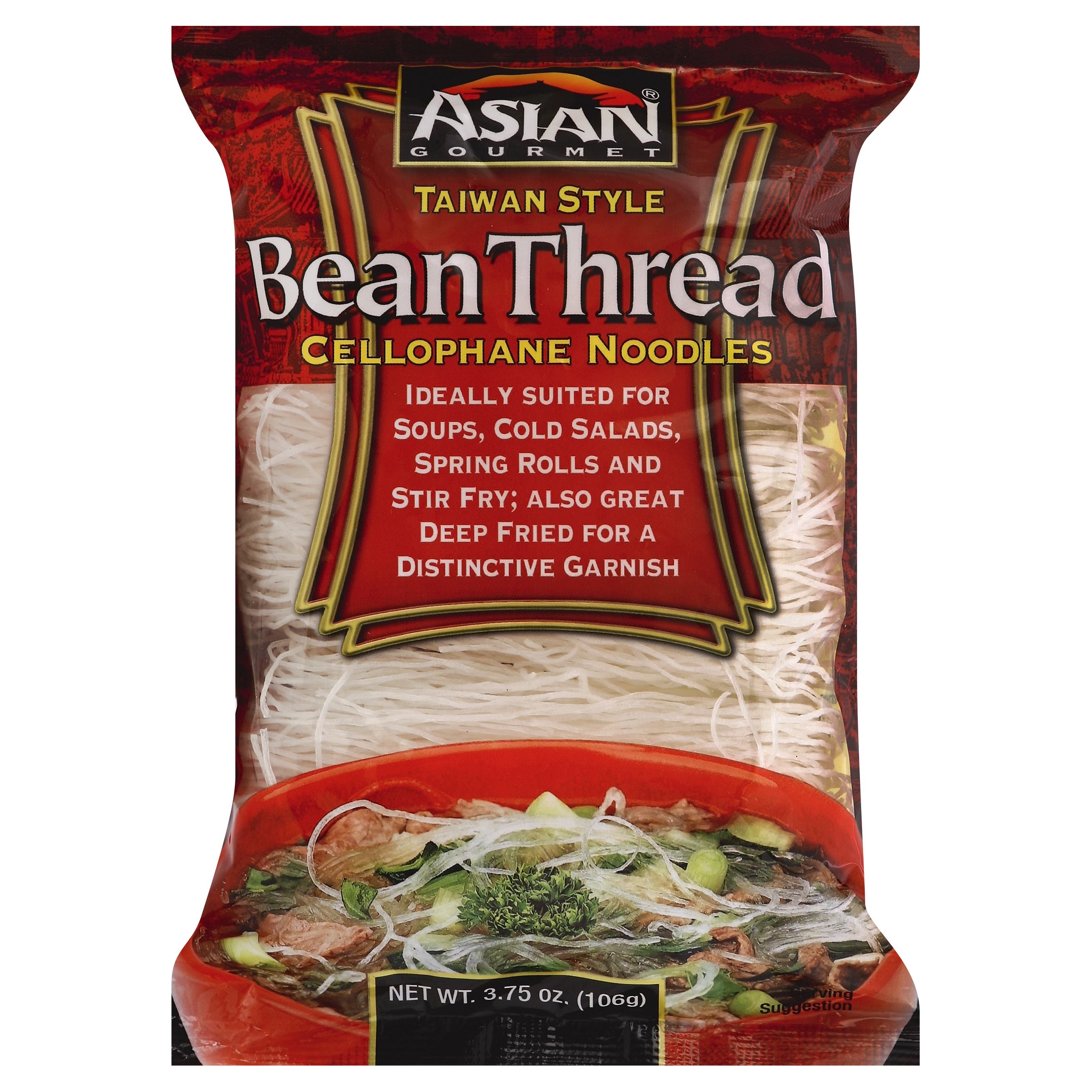 Asian Gourmet Cellophane Noodles 3.75 Oz