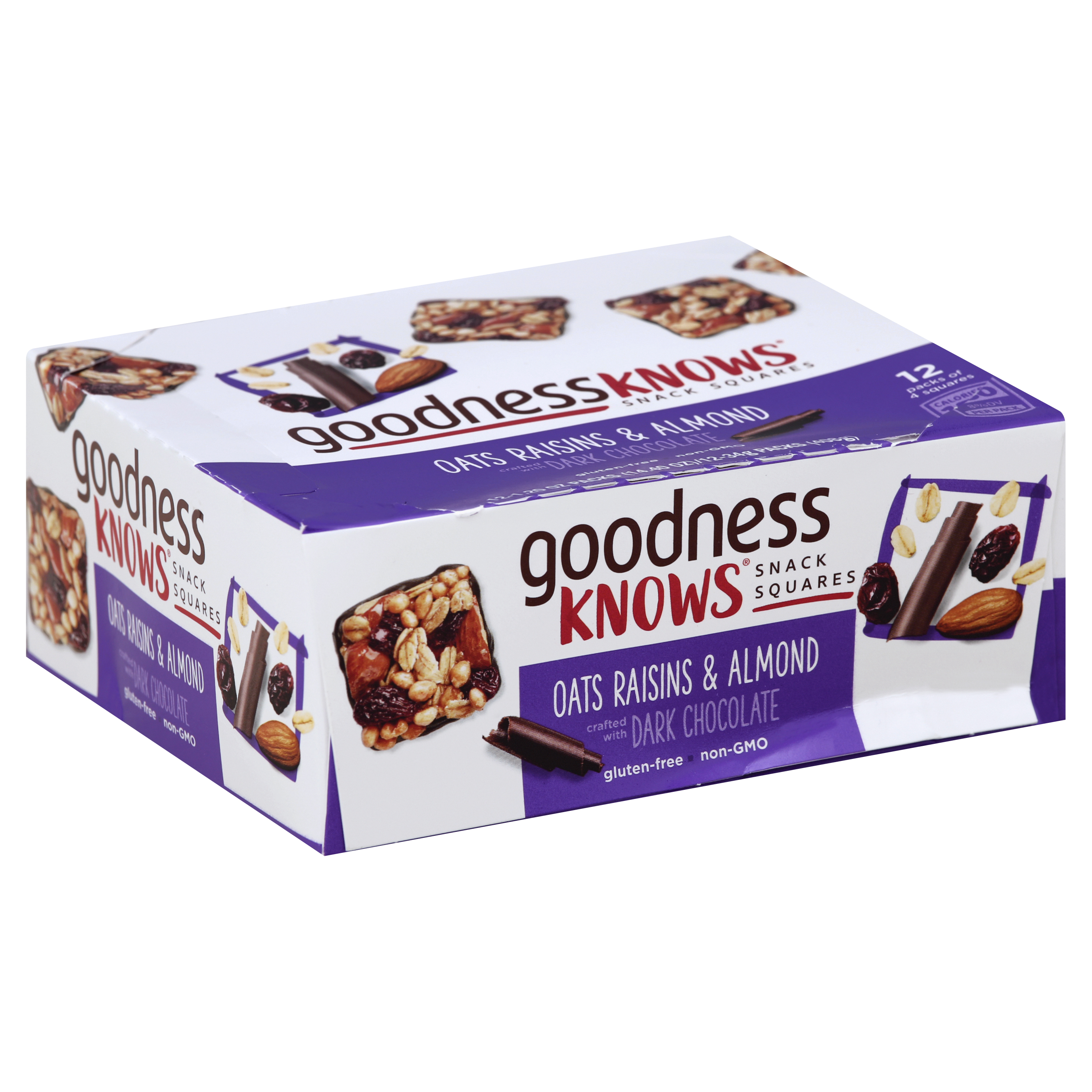 Goodnessknows Snack Squares 12 Ea
