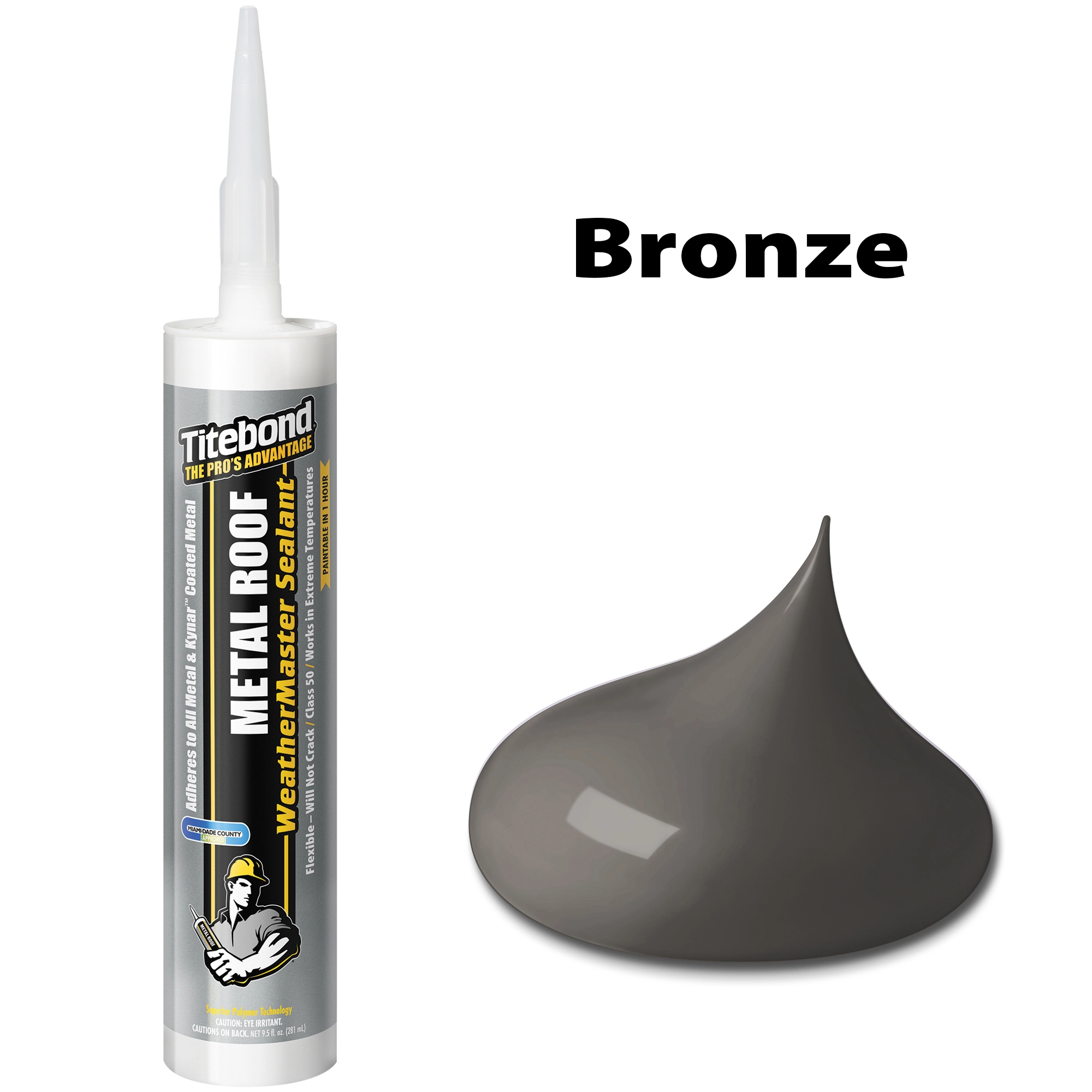 Titebond WeatherMaster 10.1 oz Exterior Bronze Advanced Polymer Sealant