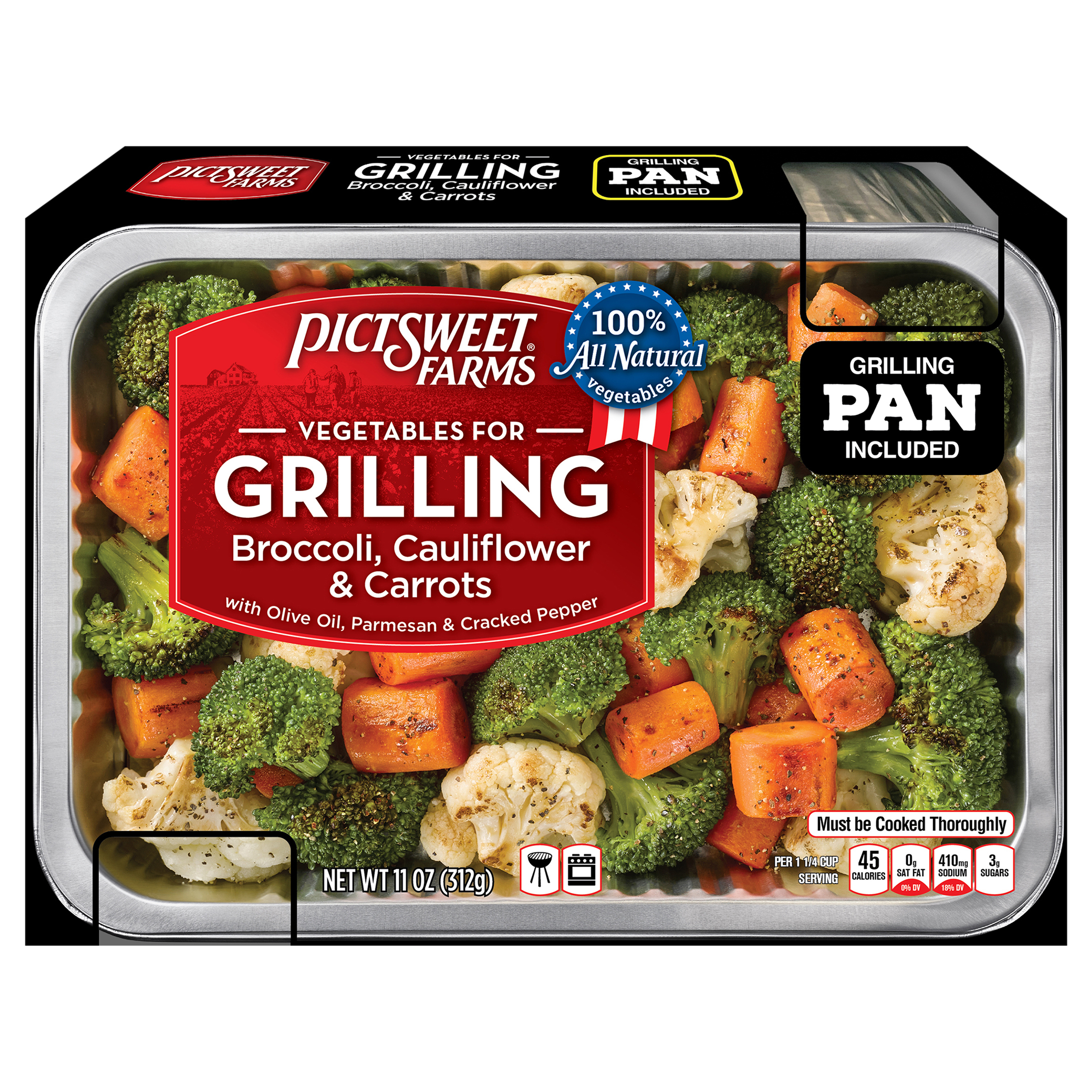 Broccoli, Cauliflower & Carrots