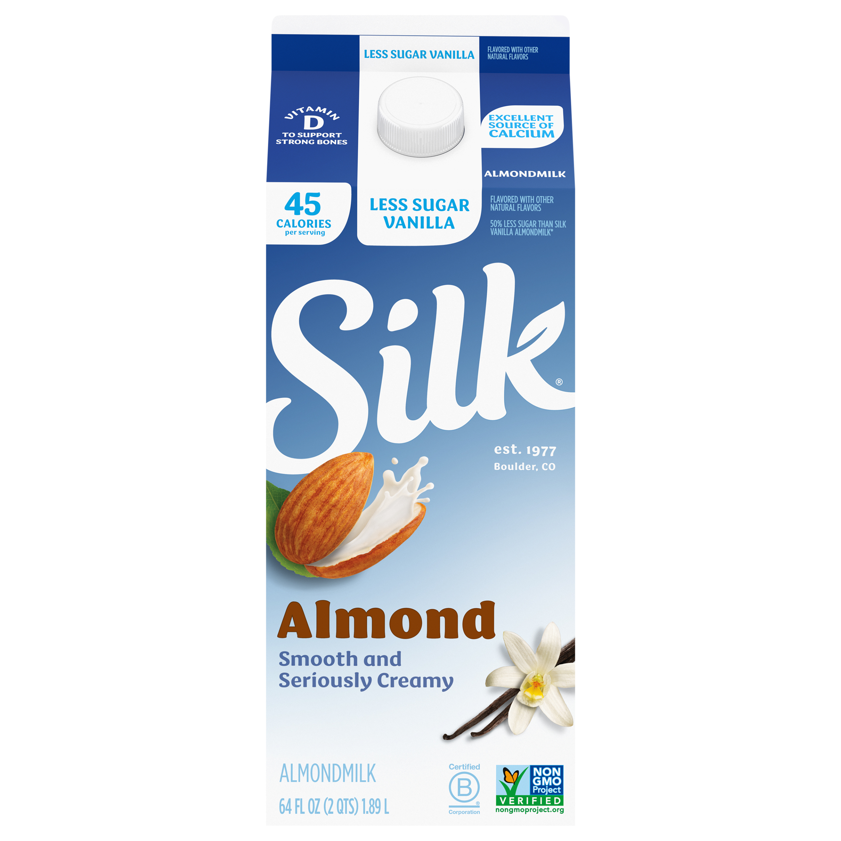 Calories in Almond Breeze Almond Milk from Blue Diamond Almonds
