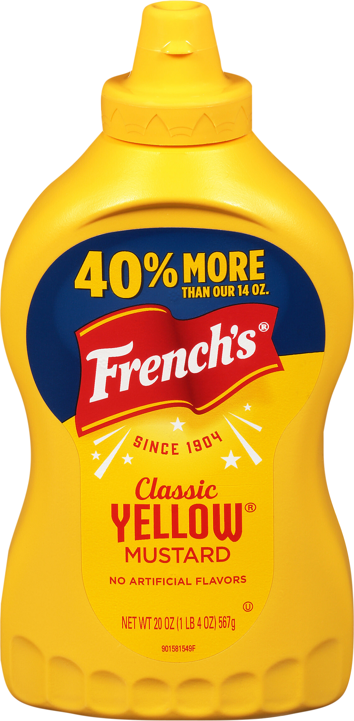 Calories in Mustard, Yellow, Classic from French's