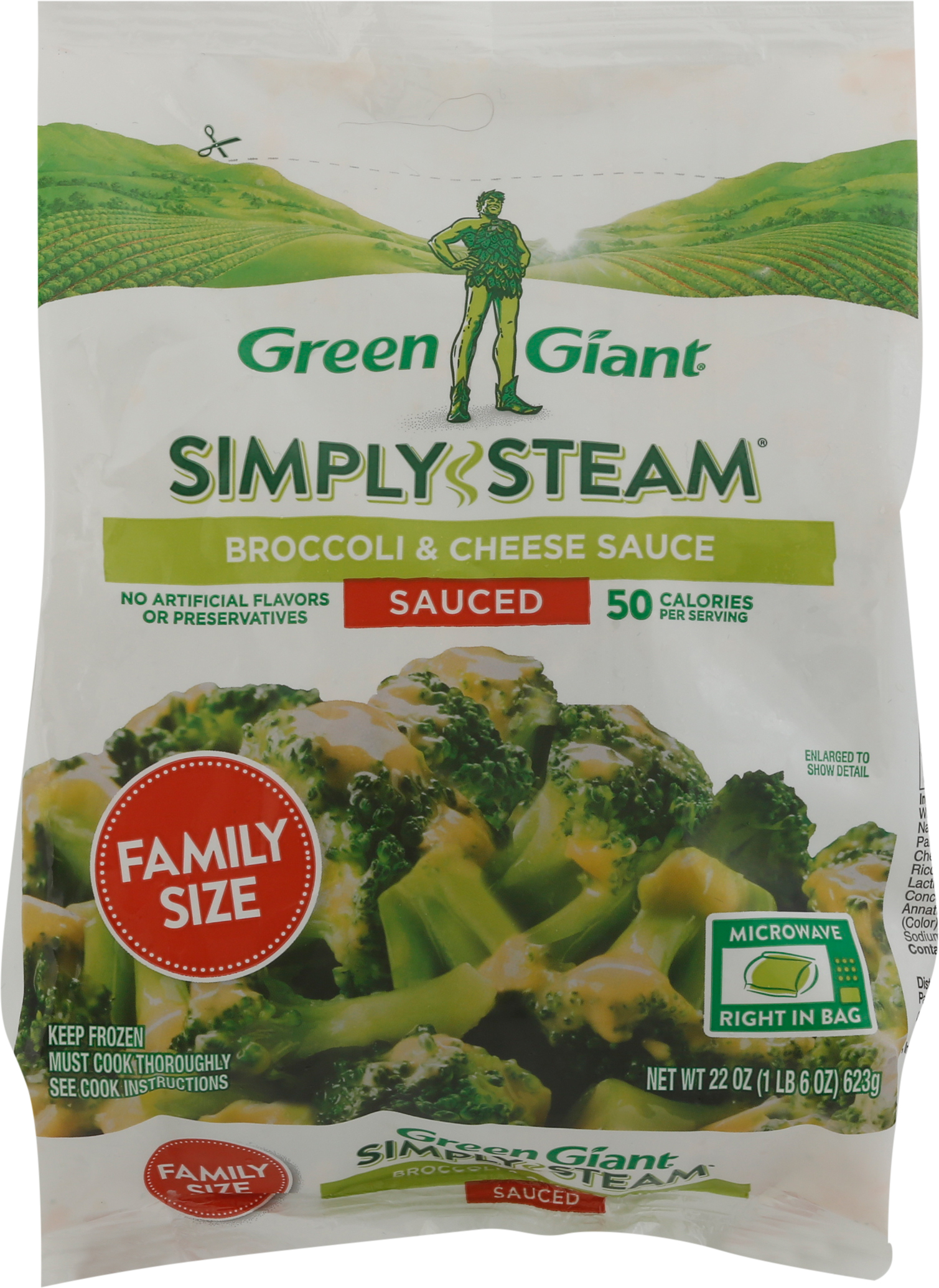 Broccoli & Cheese Sauce, Sauced, Family Size