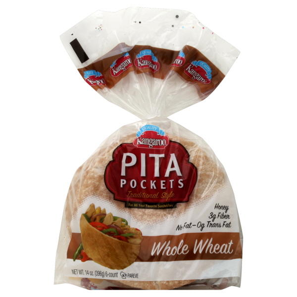 Kangaroo Pita Pockets 6 Ea