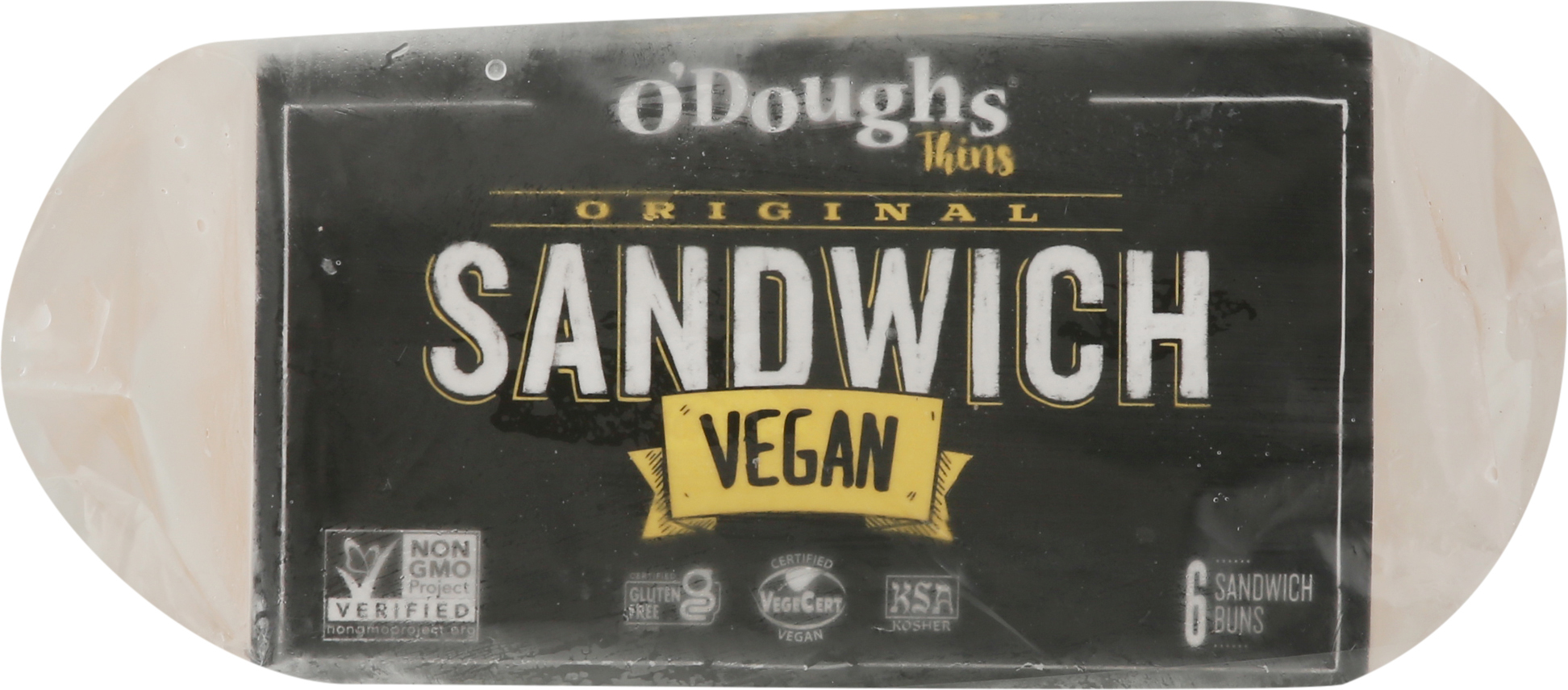 Sandwich Buns, Vegan, Original, Thins