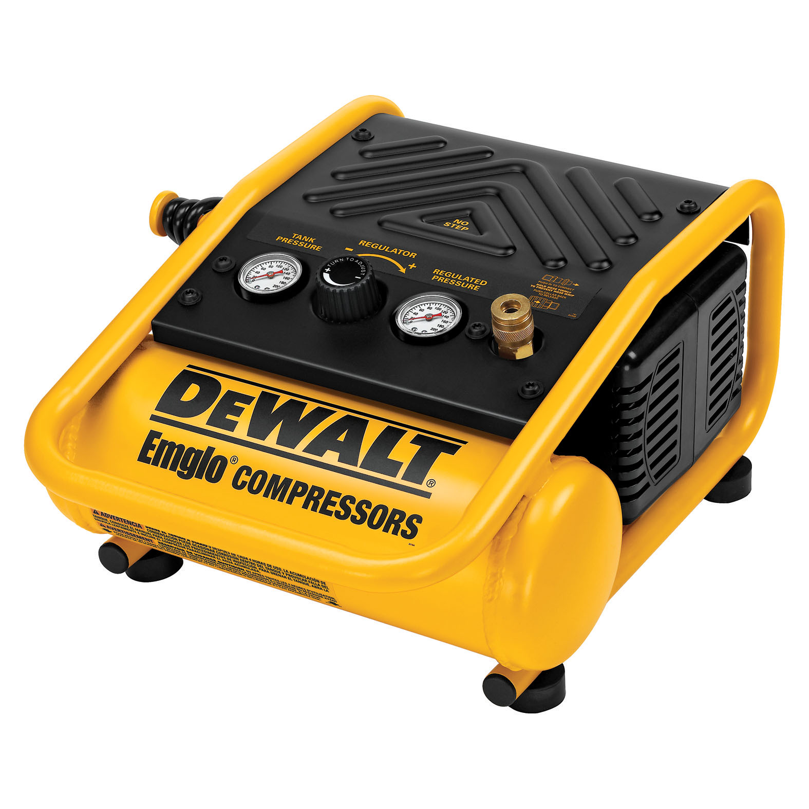 DEWALT 1Gal 1Hp Electric Trim Boss Compressor White Cap