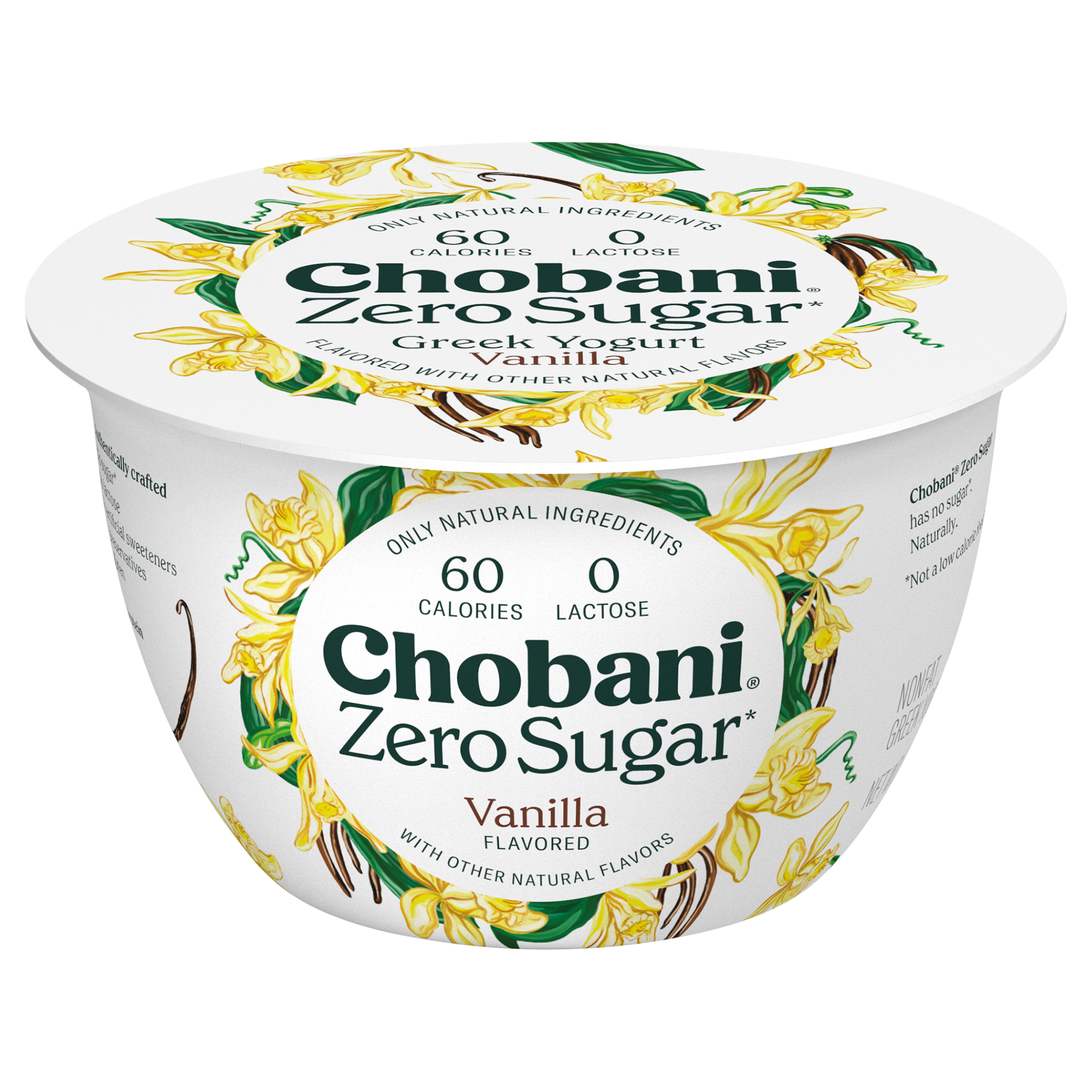 Yogurt, Greek, Nonfat, Zero Sugar, Vanilla Flavored
