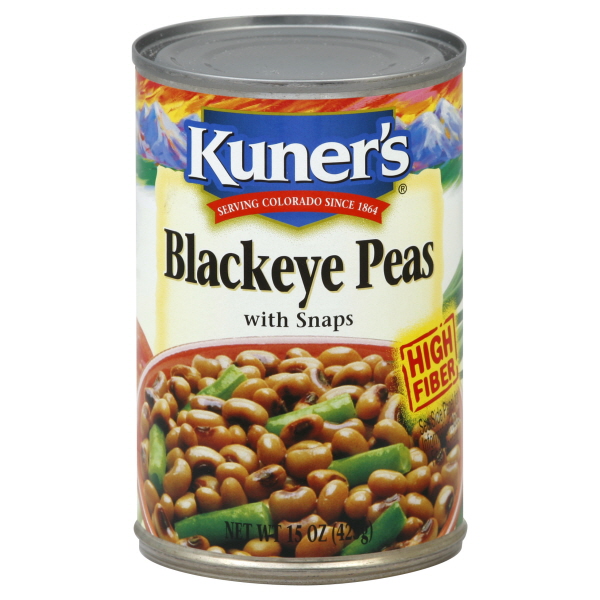 Kuner's Blackeye Peas 15 Oz
