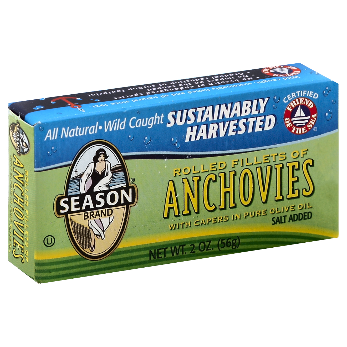 Season Anchovies 2 Oz
