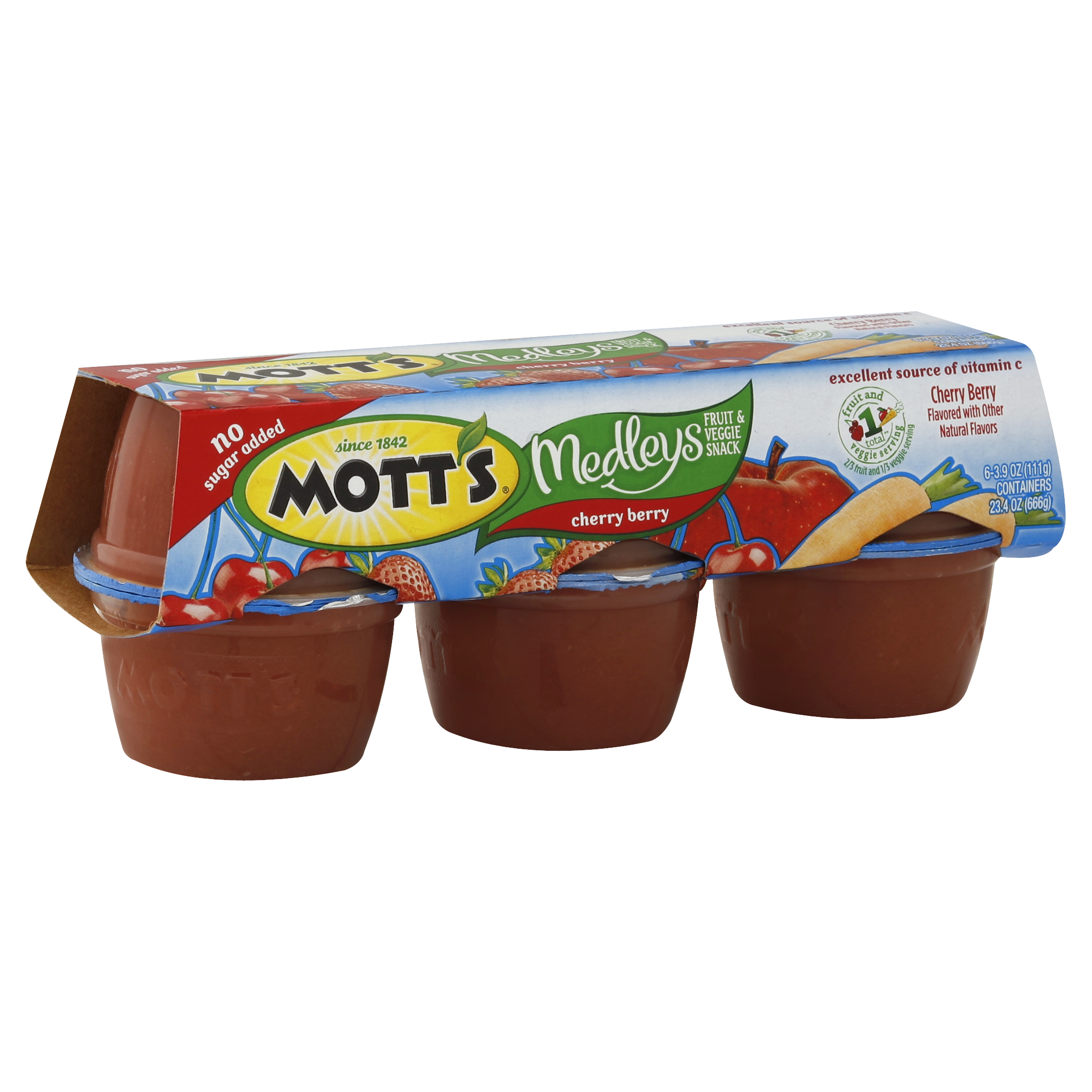 Mott's Fruit & Veggie Snack 6 Ea