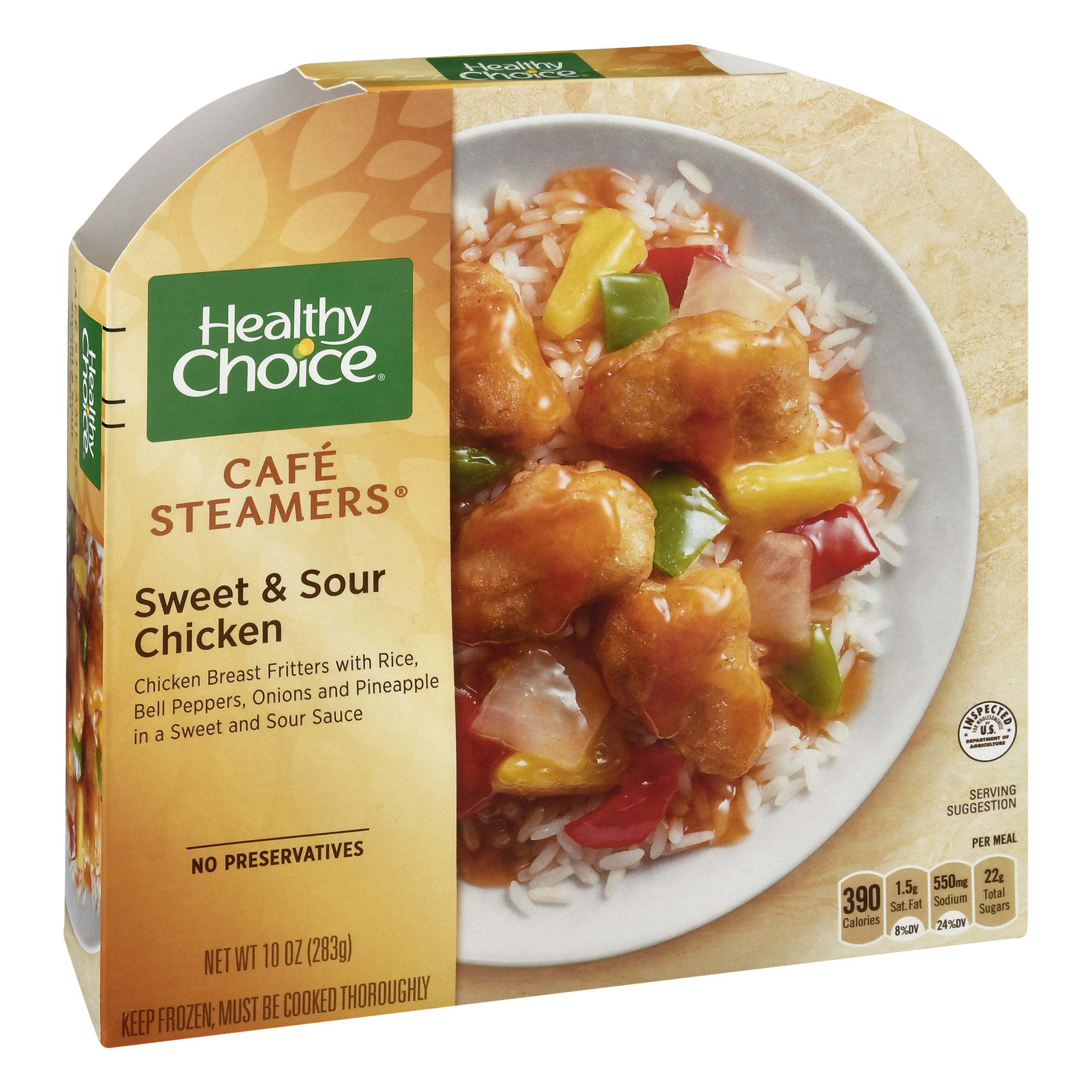 Healthy Choice Cafe Steamers Sweet & Sour Chicken 10 Oz