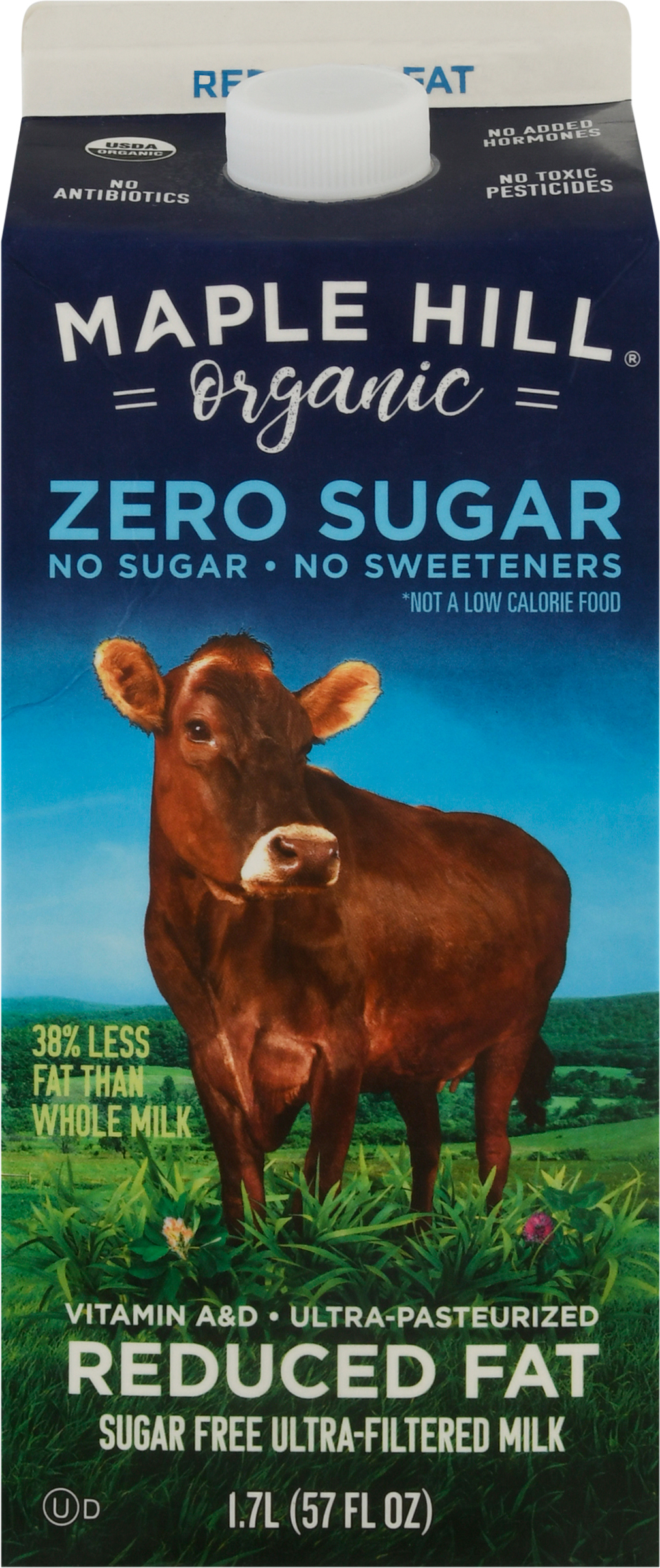 Milk, Ultra-Filtered, Zero Sugar, Reduced Fat