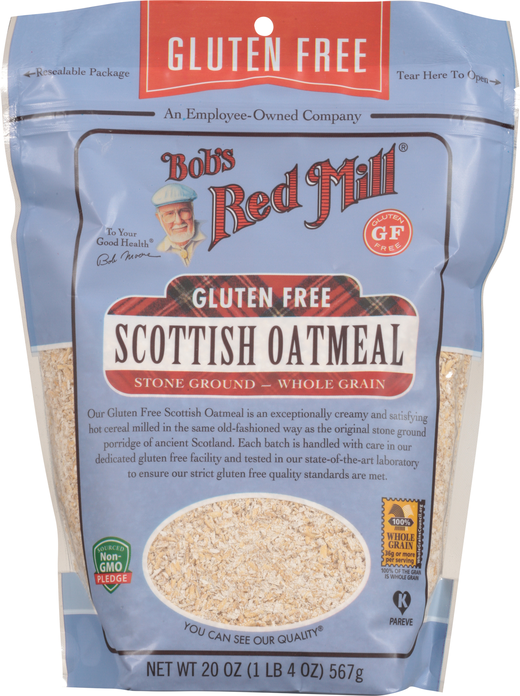 Scottish Oatmeal, Gluten Free, Stone Ground