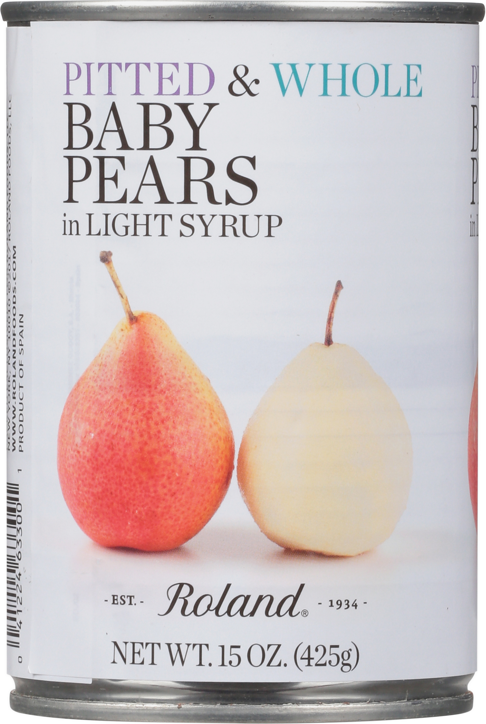 Baby Pears, Pitted & Whole