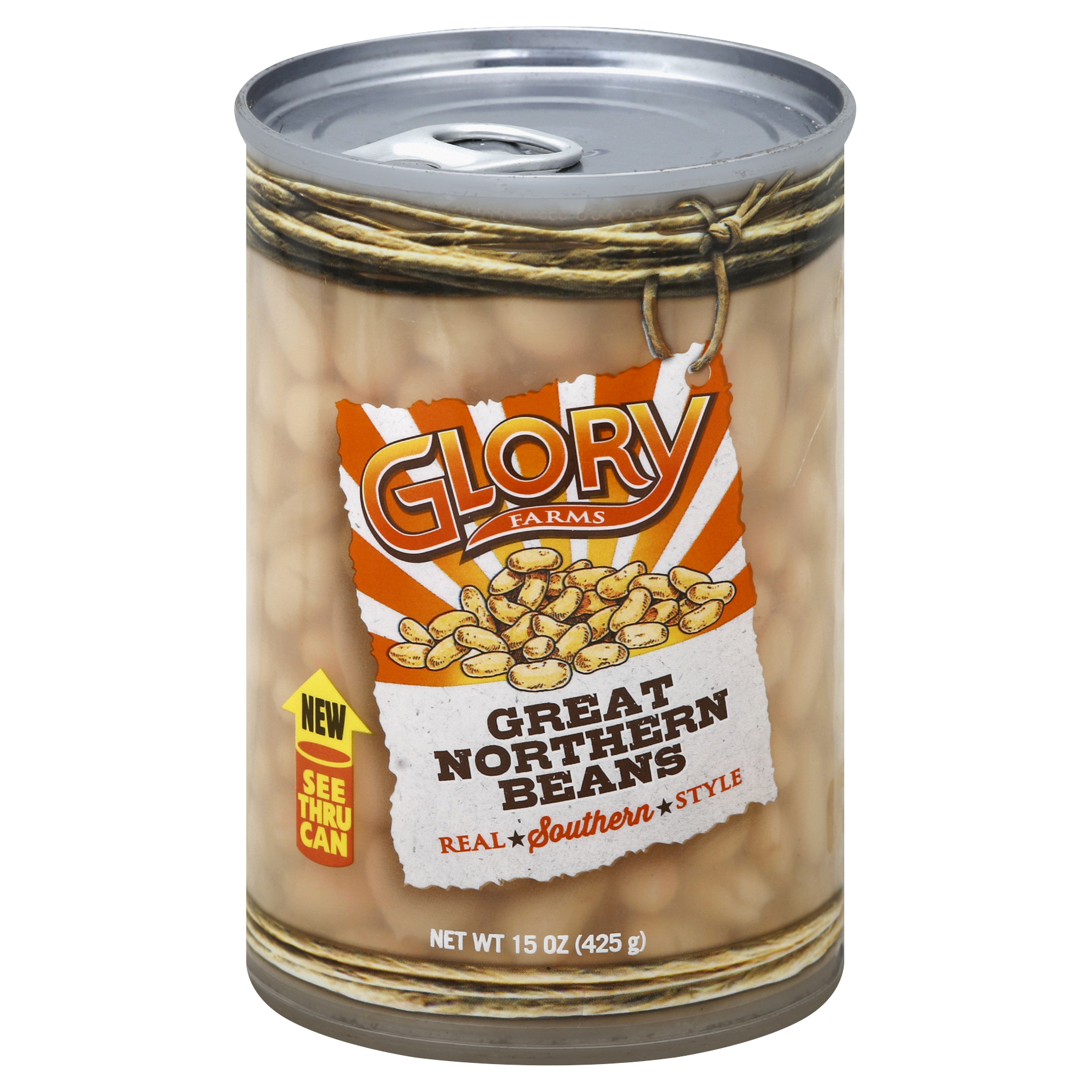 Glory Farms Great Northern Beans 15 Oz