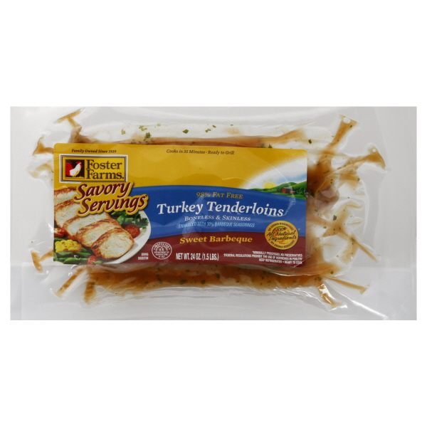 Foster Farms Turkey Tenderloins 24 Oz