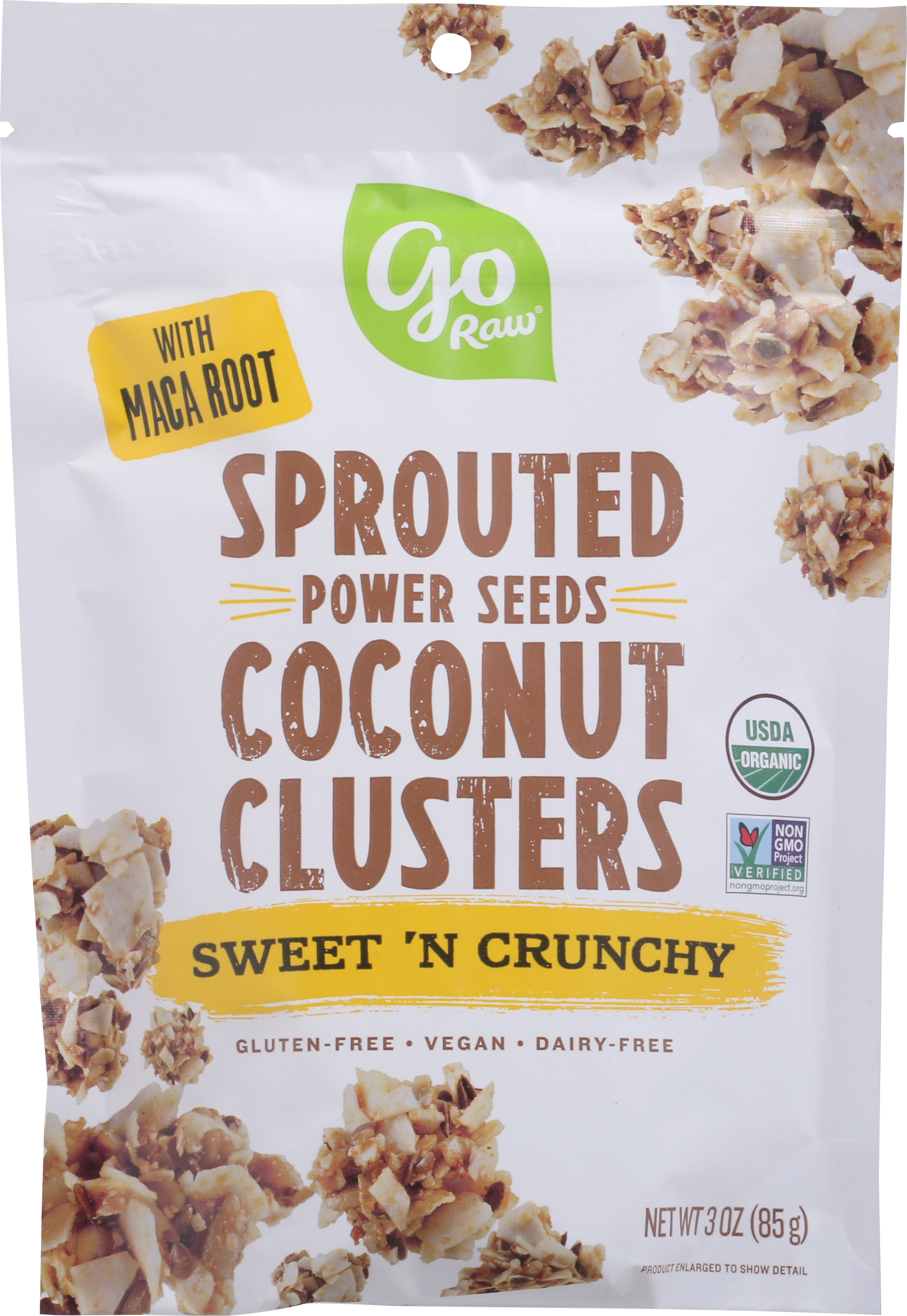 Coconut Clusters, Power Seeds, Sprouted, Sweet 'n Crunchy