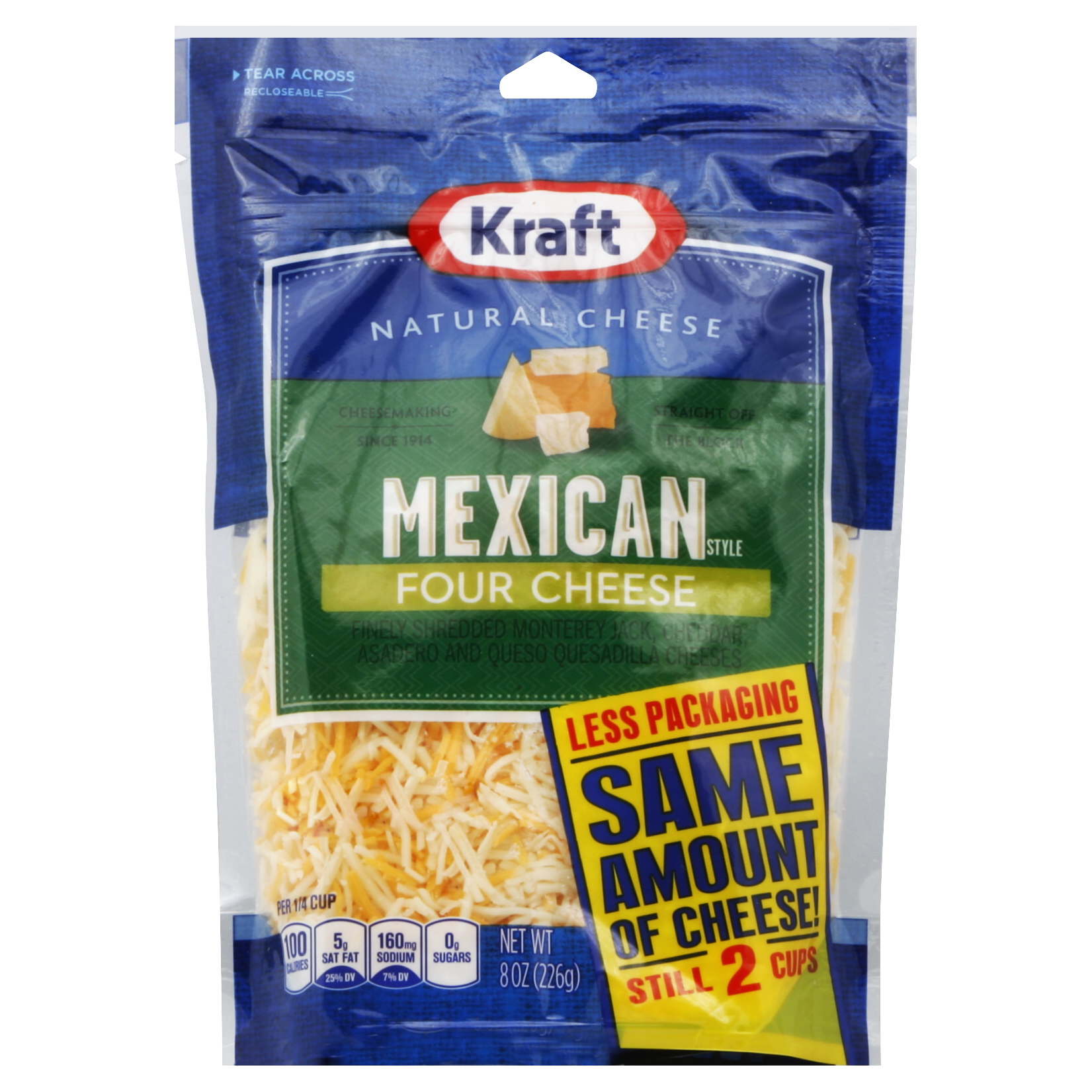 Kraft Finely Shredded Cheese 8 Oz